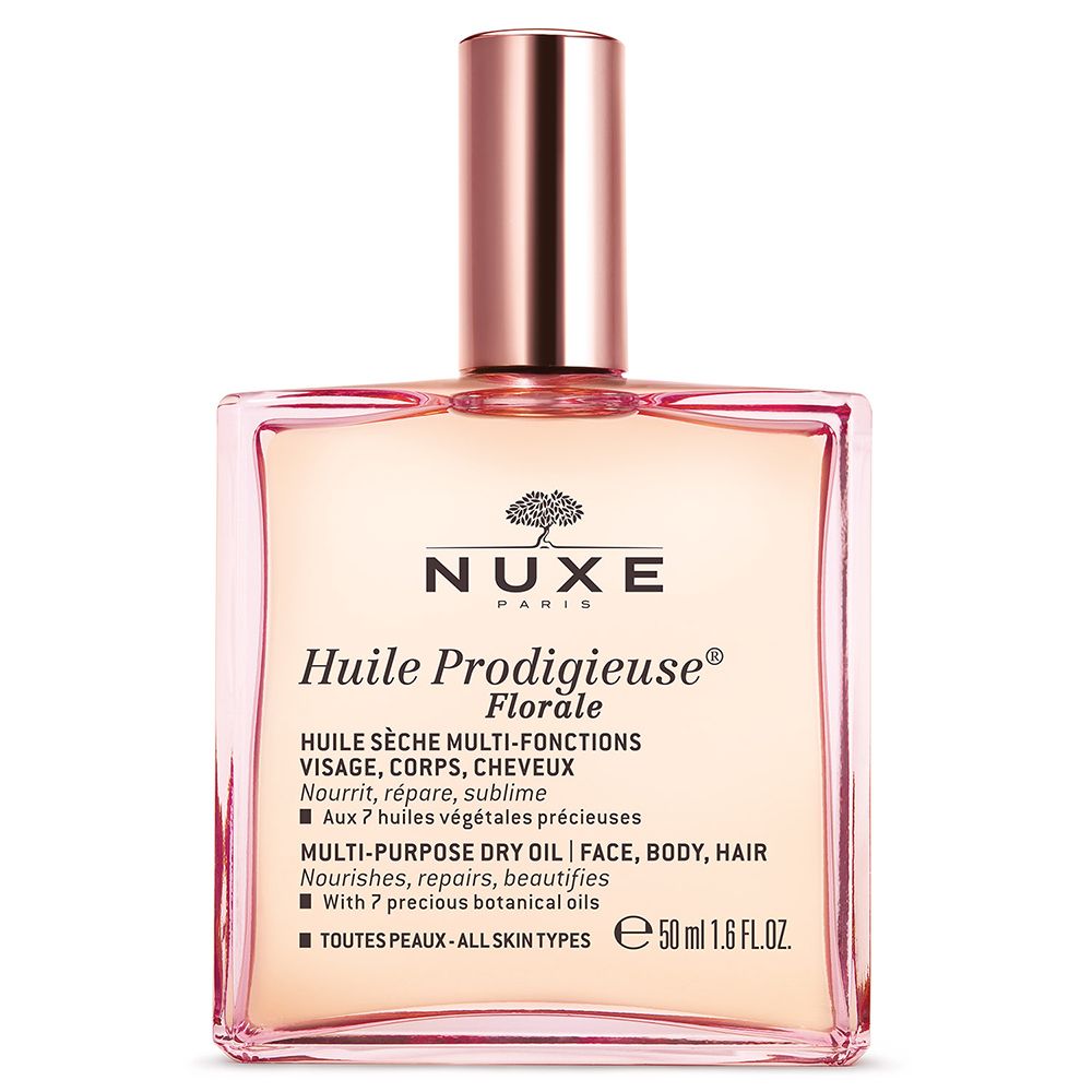 NUXE Huile Prodigieuse® Floral schnelleinziehendes 3-in 1 Pflegeöl, Körperöl, Haaröl und Gesichtsöl mit blumigem Duft