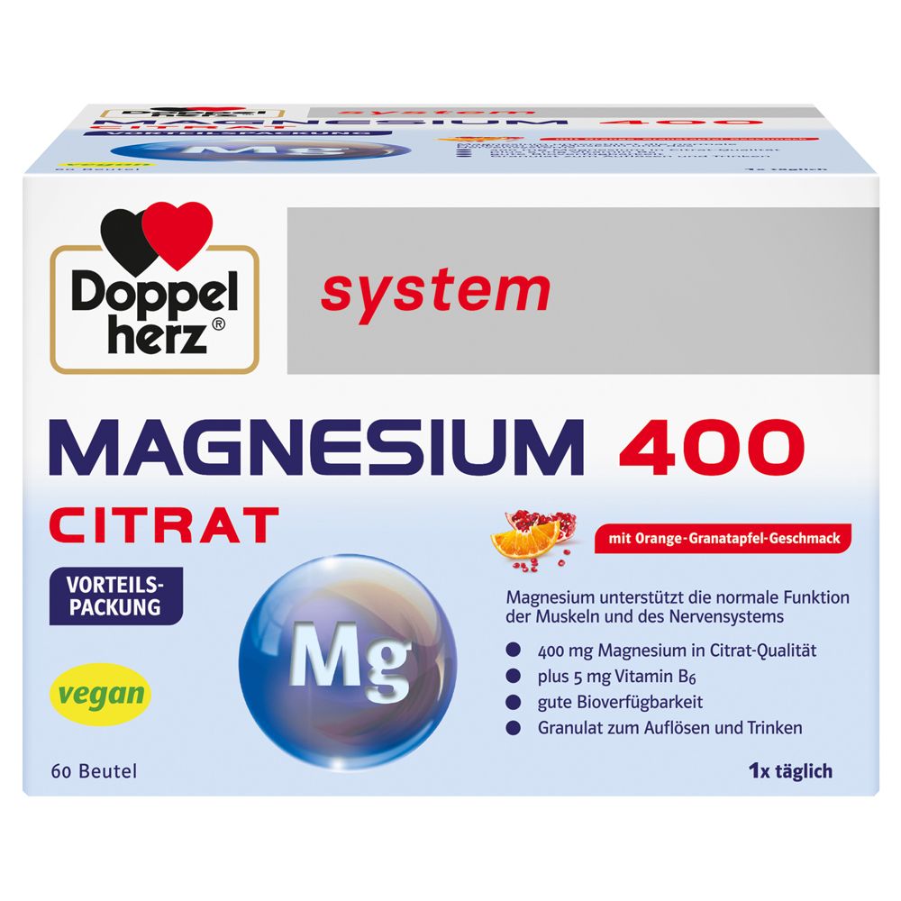 Doppelherz® system MAGNESIUM 400 CITRAT