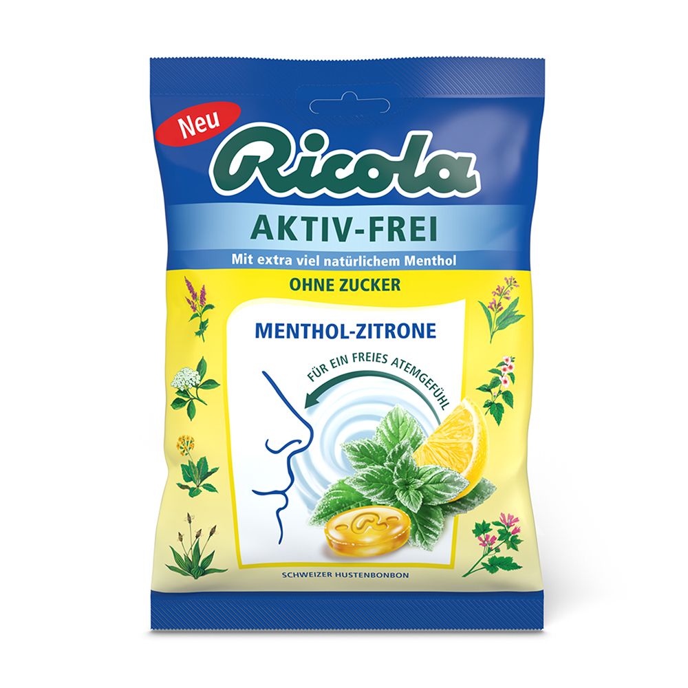 Ricola AKITV-FREI MENTHOL ZITRONE