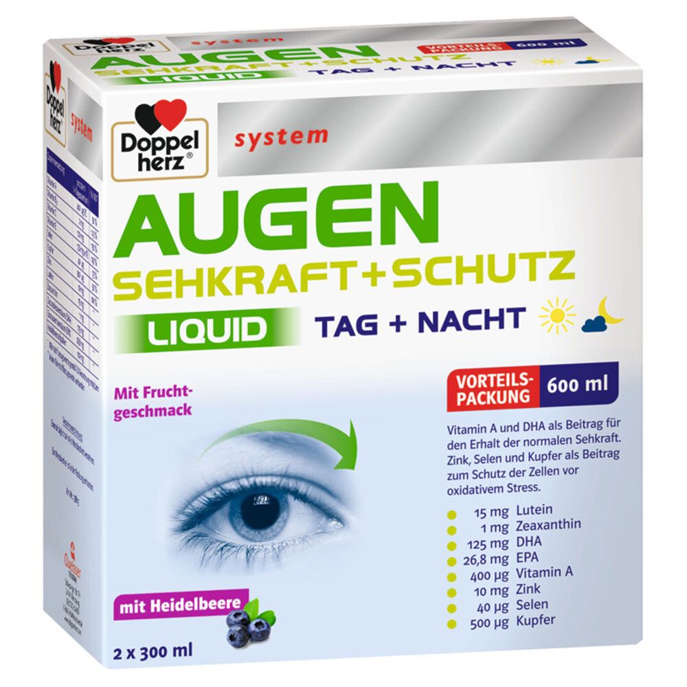 Doppelherz® system AUGEN SEHKRAFT+SCHUTZ LIQUID TAG + NACHT