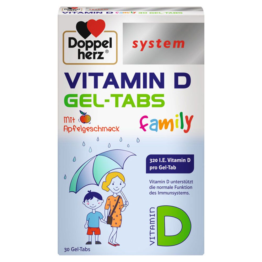 Doppelherz® system VITAMIN D GEL-TABS family