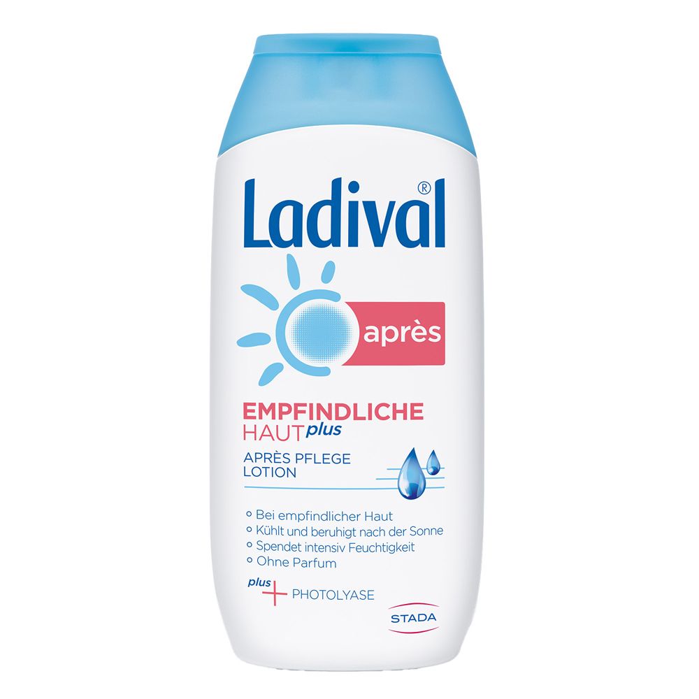 Ladival® Empfindliche Haut plus Après Lotion intensive After Sun Pflege mit Photolyase