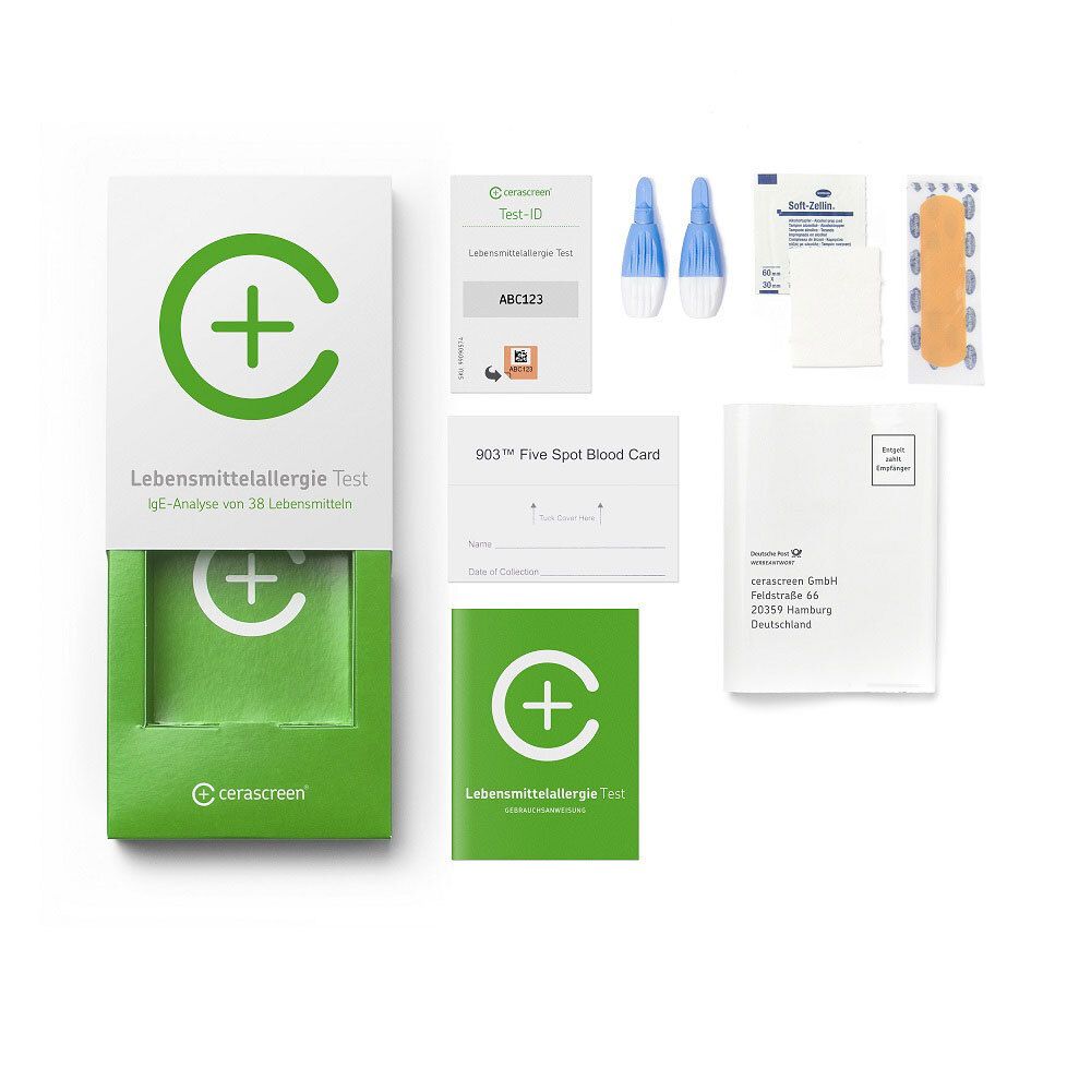 Cerascreen® Lebensmittelallergie Test