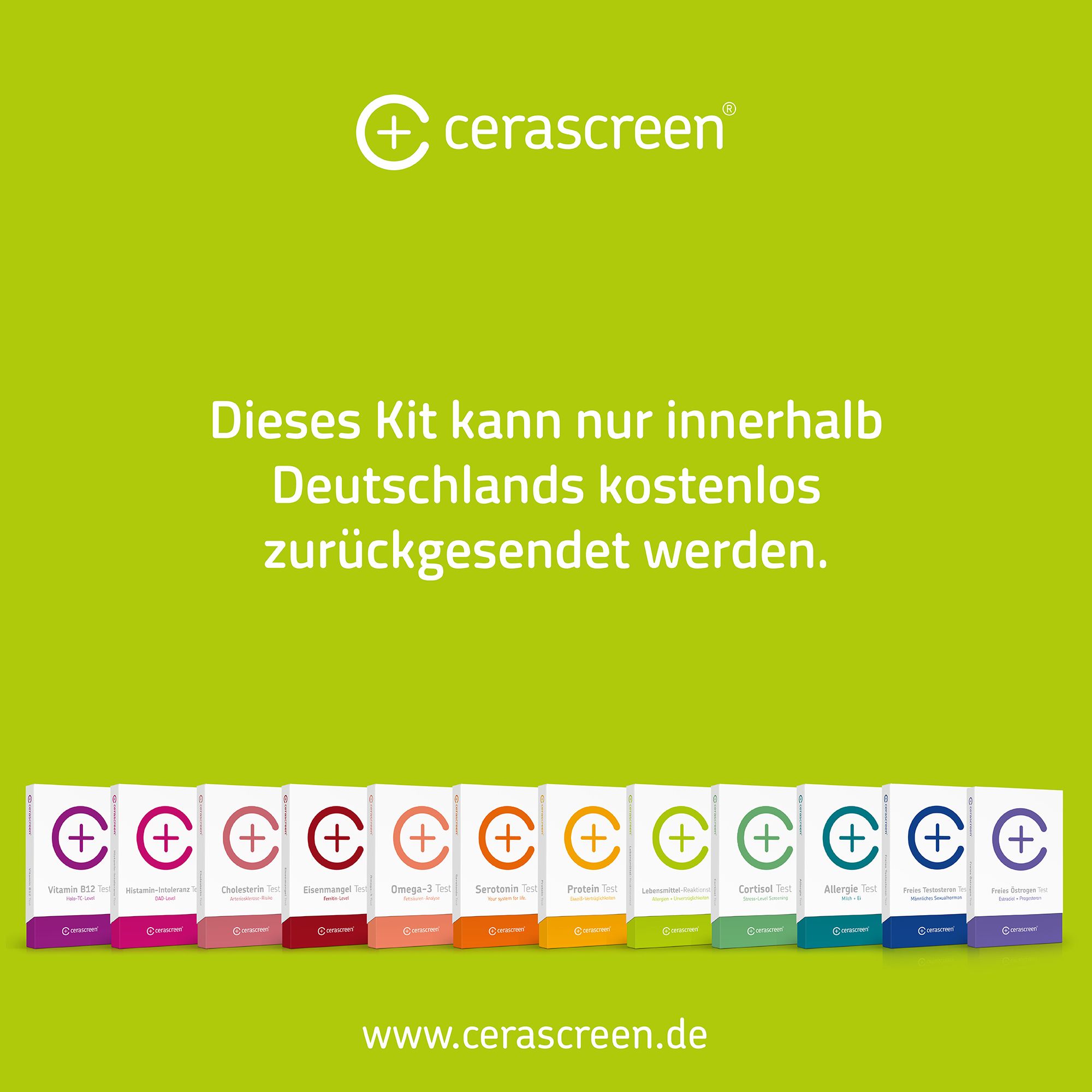 Cerascreen® Lebensmittelallergie Test