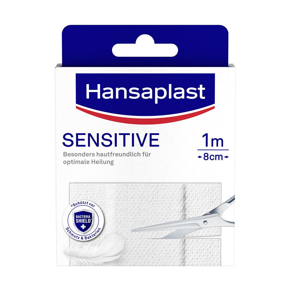 Hansaplast Sensitive 1 m x 8 cm