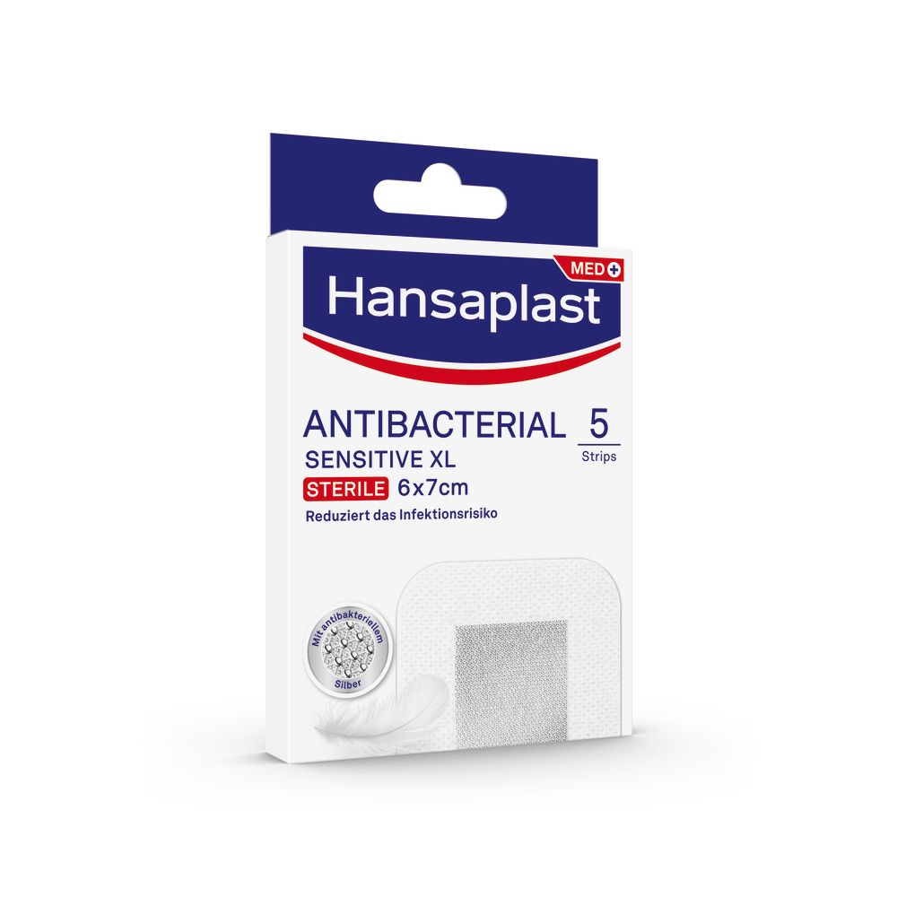 Hansaplast MED XL Sensitive 5 x 7,5 cm
