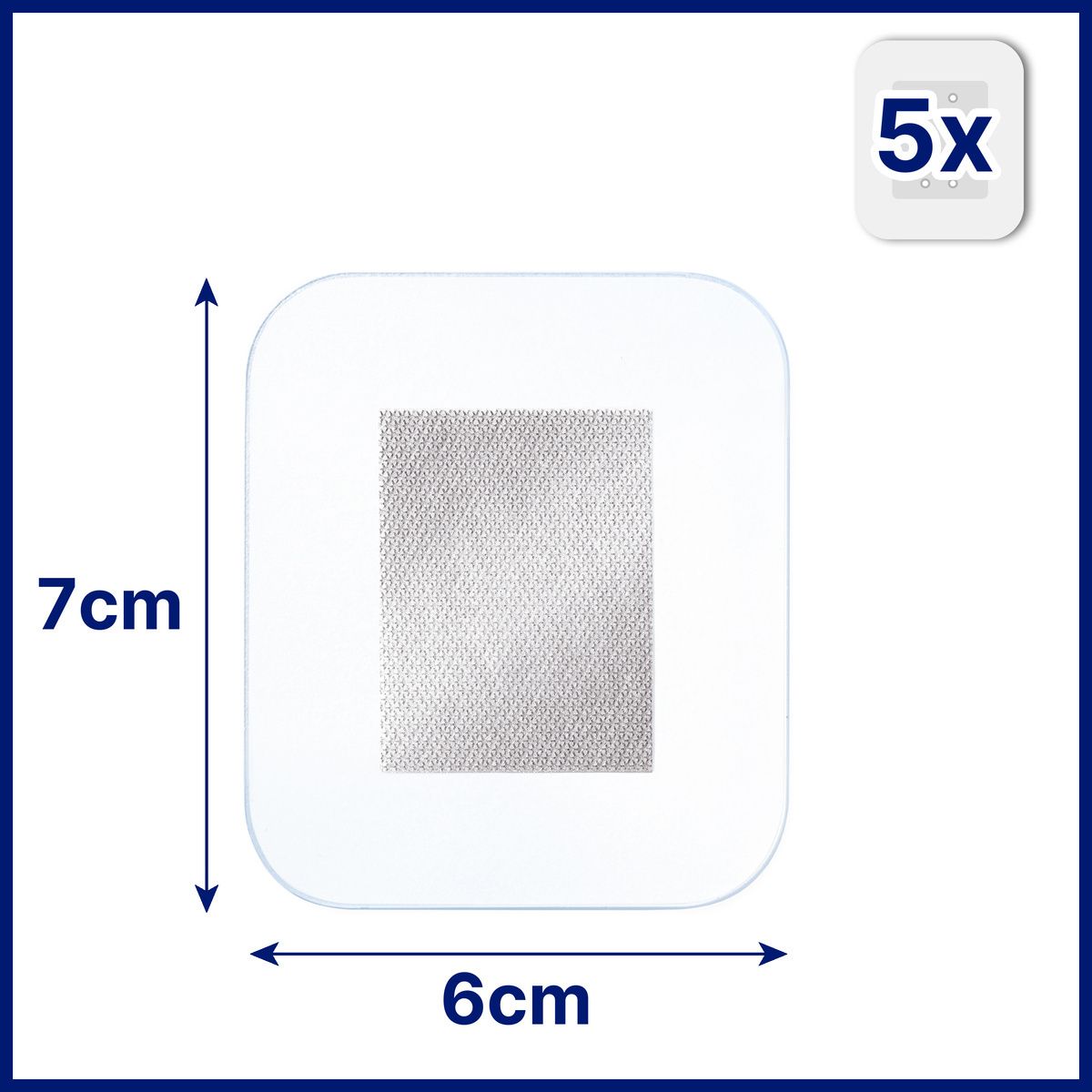 Hansaplast MED XL Aqua Protect 6 x 7 cm