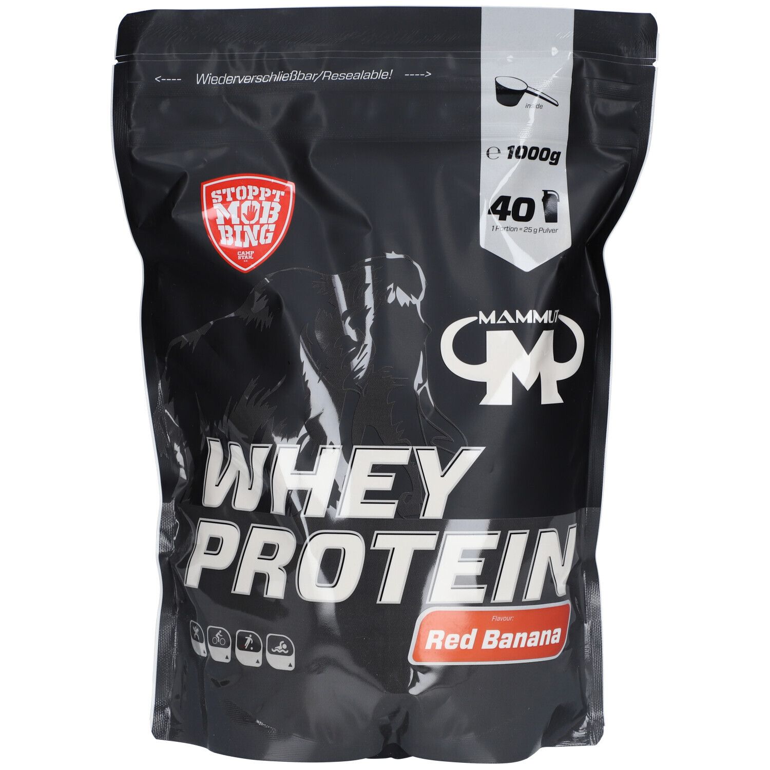 Mammut Whey Protein Red Banana Pulver 1000 G Shop Apotheke