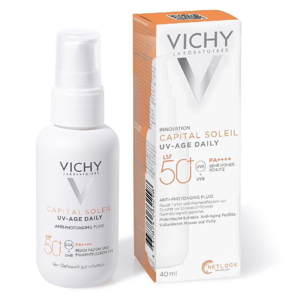 Vichy CAPITAL SOLEIL UV-Age Daily LSF 50+ Sonnencreme für das Gesicht