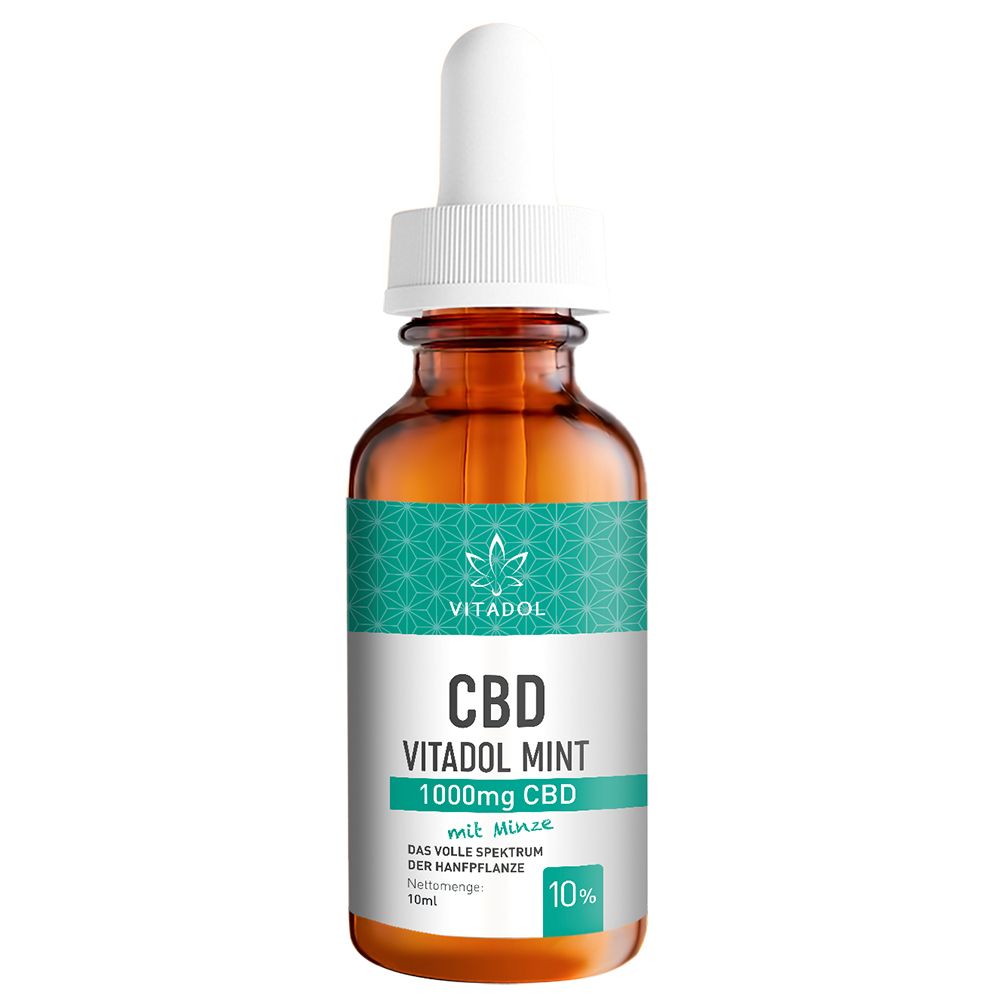 CBD10% Bio Hanfextrakt Öl - Vitadol Mint