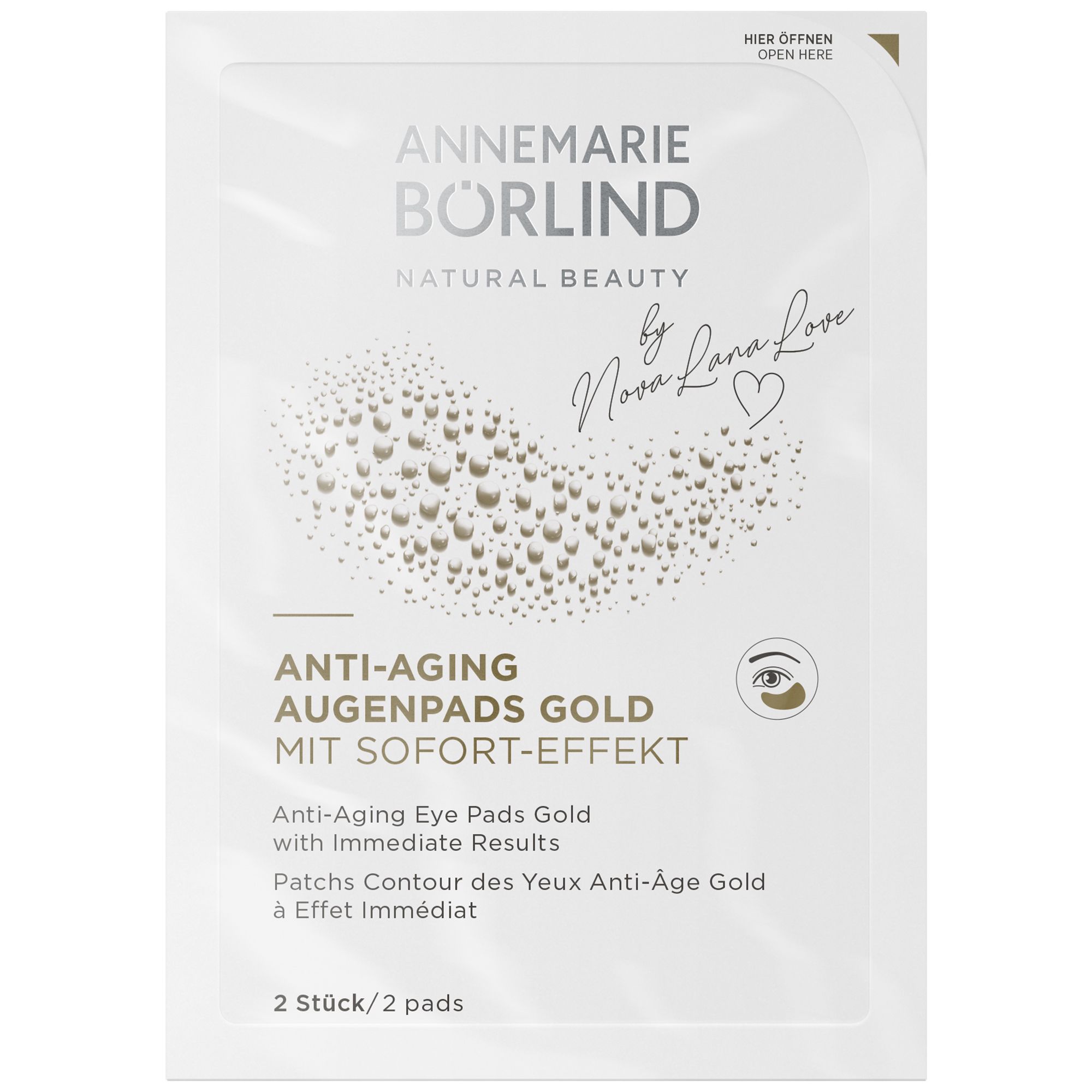 ANNEMARIE BÖRLIND ANTI-AGING Augenpads Gold