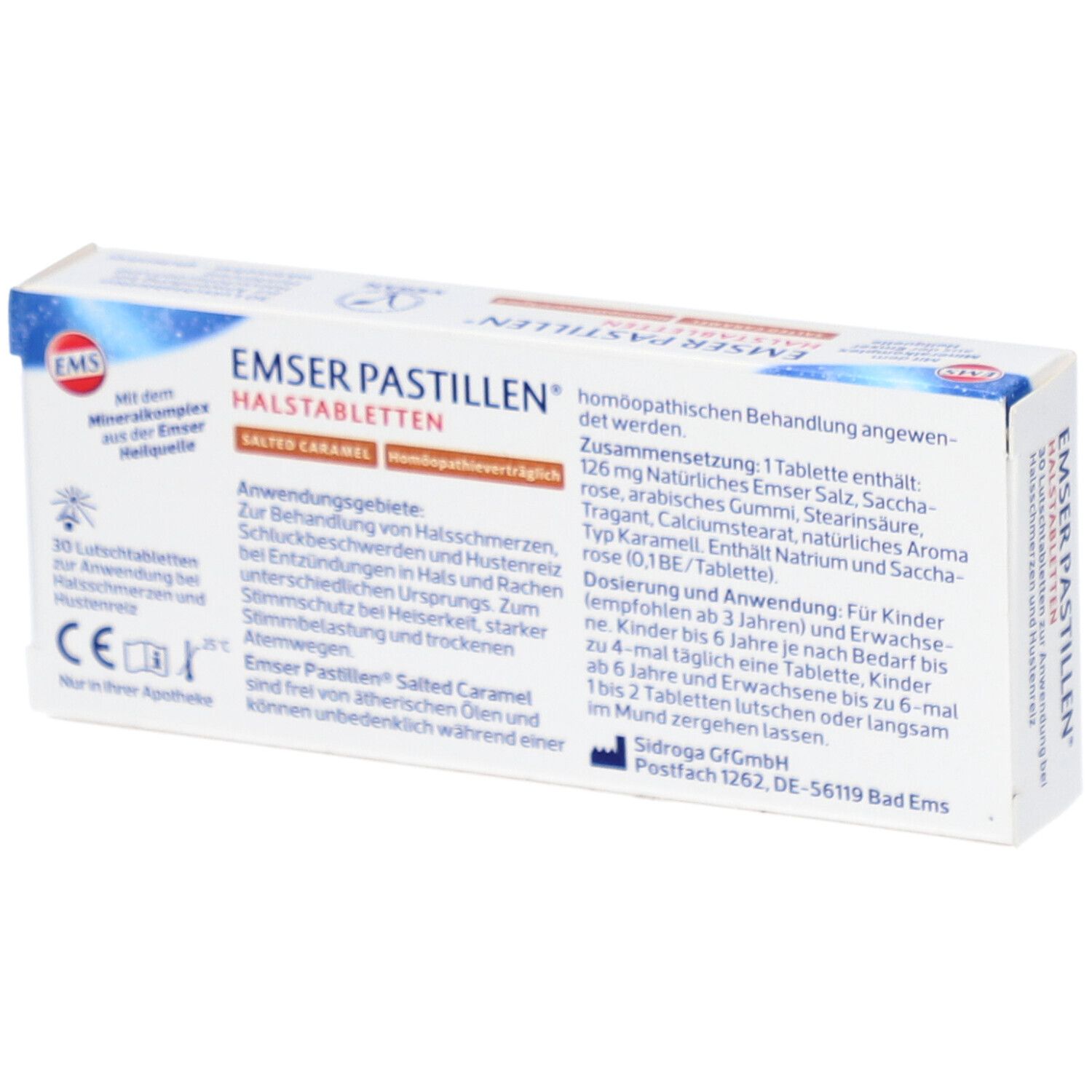 EMSER PASTILLEN® HALSTABLETTEN SALTED CARAMEL