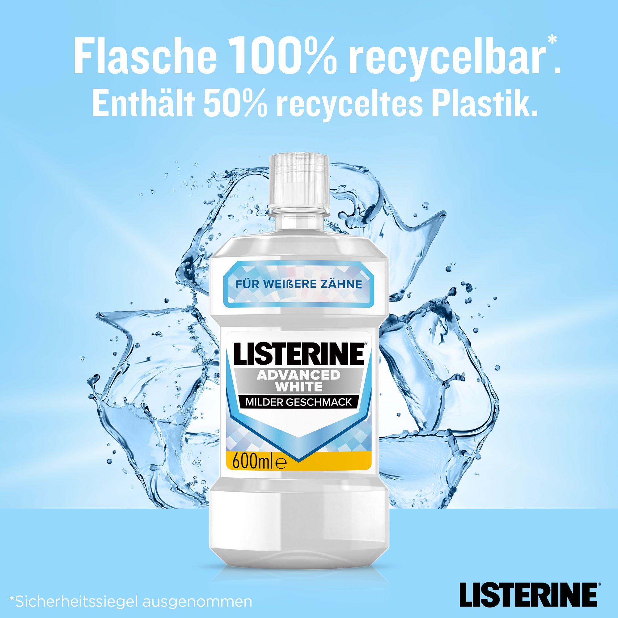 LISTERINE® Advanced White Milder Geschmack
