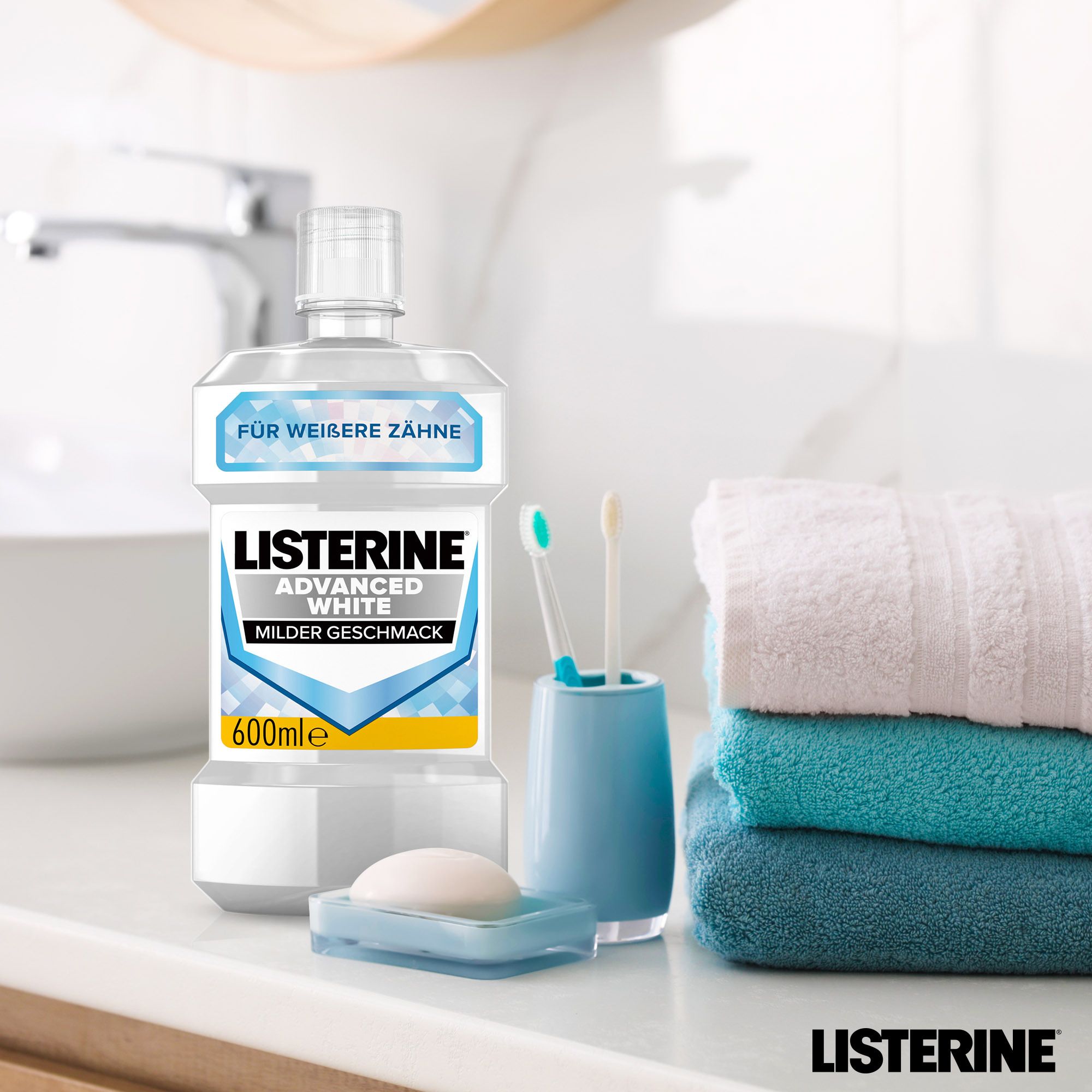 LISTERINE® Advanced White Milder Geschmack
