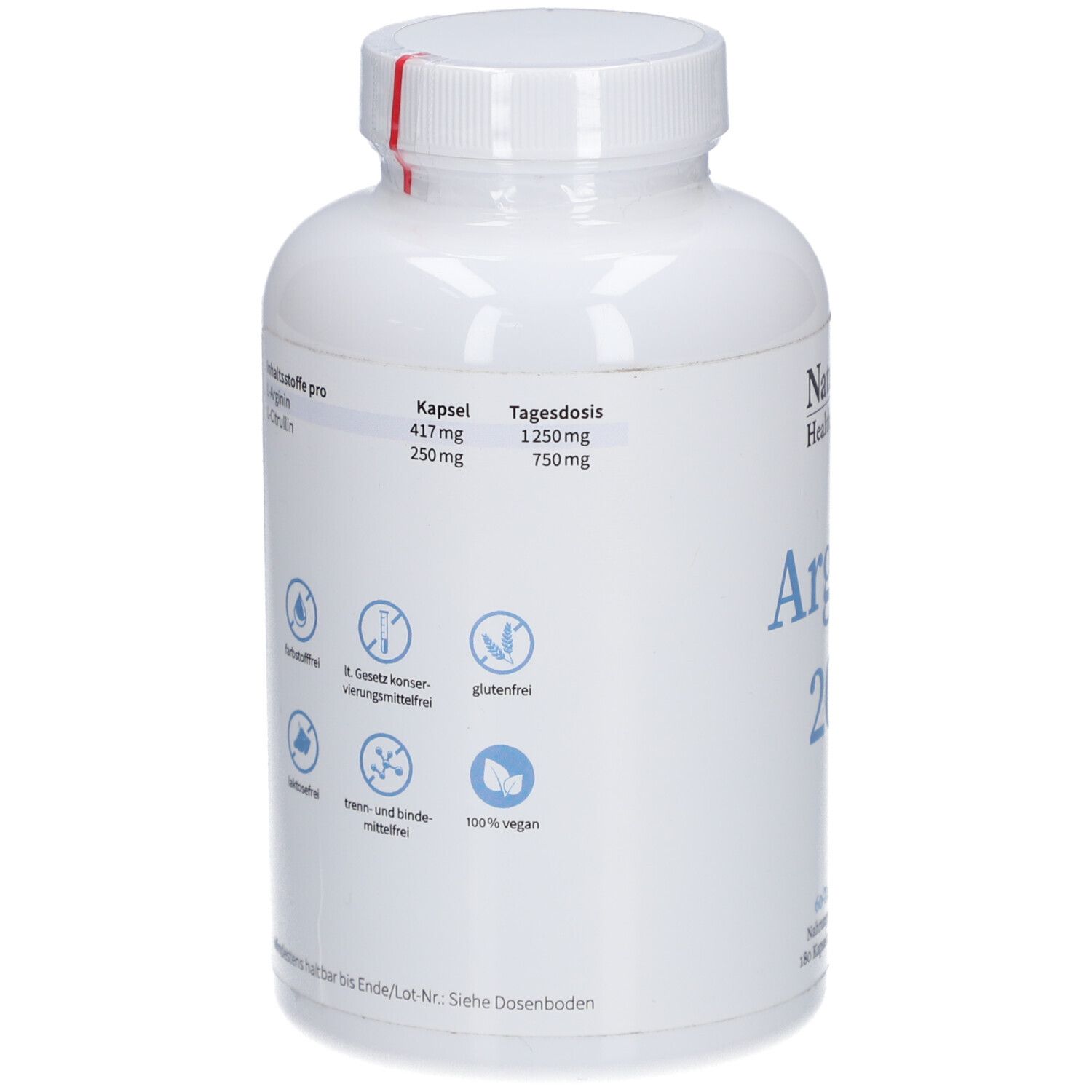 NatuGena Arginin 2000 – Hochdosiertes Arginin & Citrullin