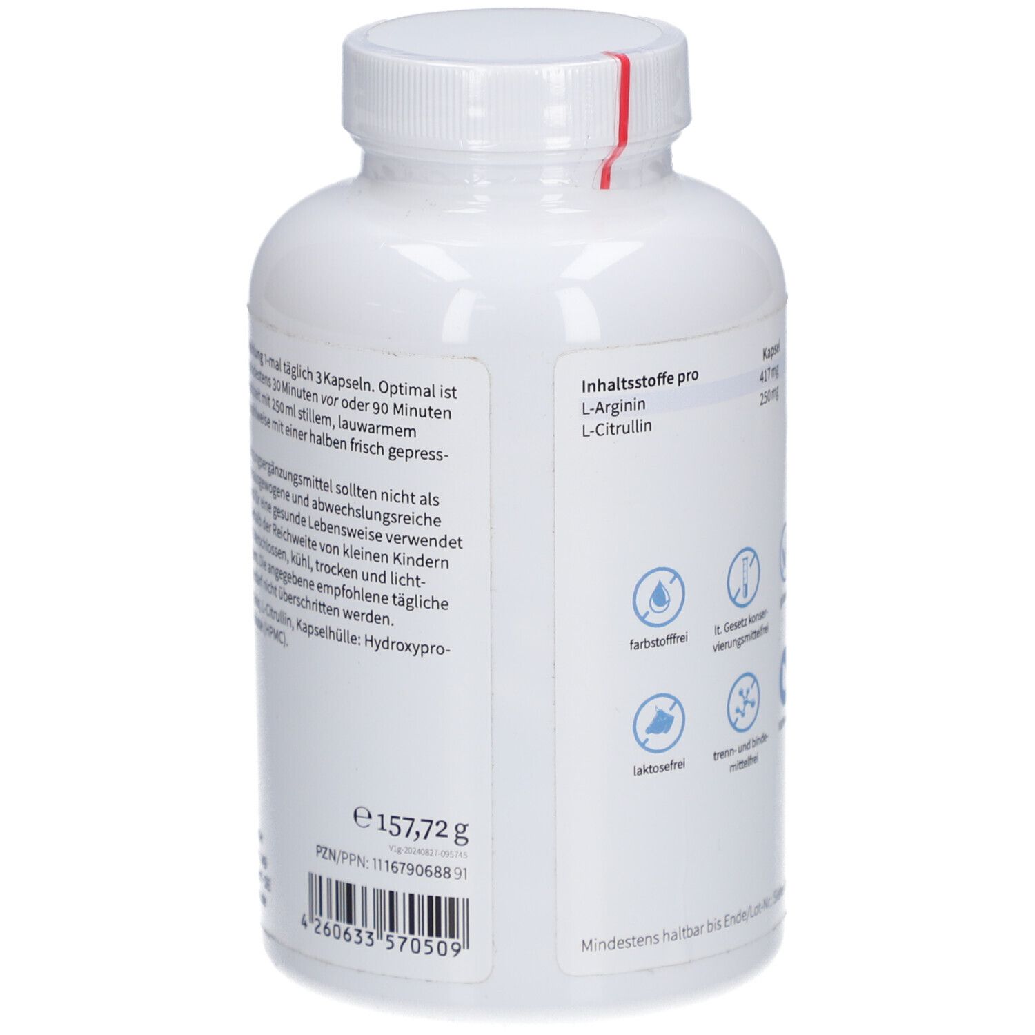 NatuGena Arginin 2000 – Hochdosiertes Arginin & Citrullin