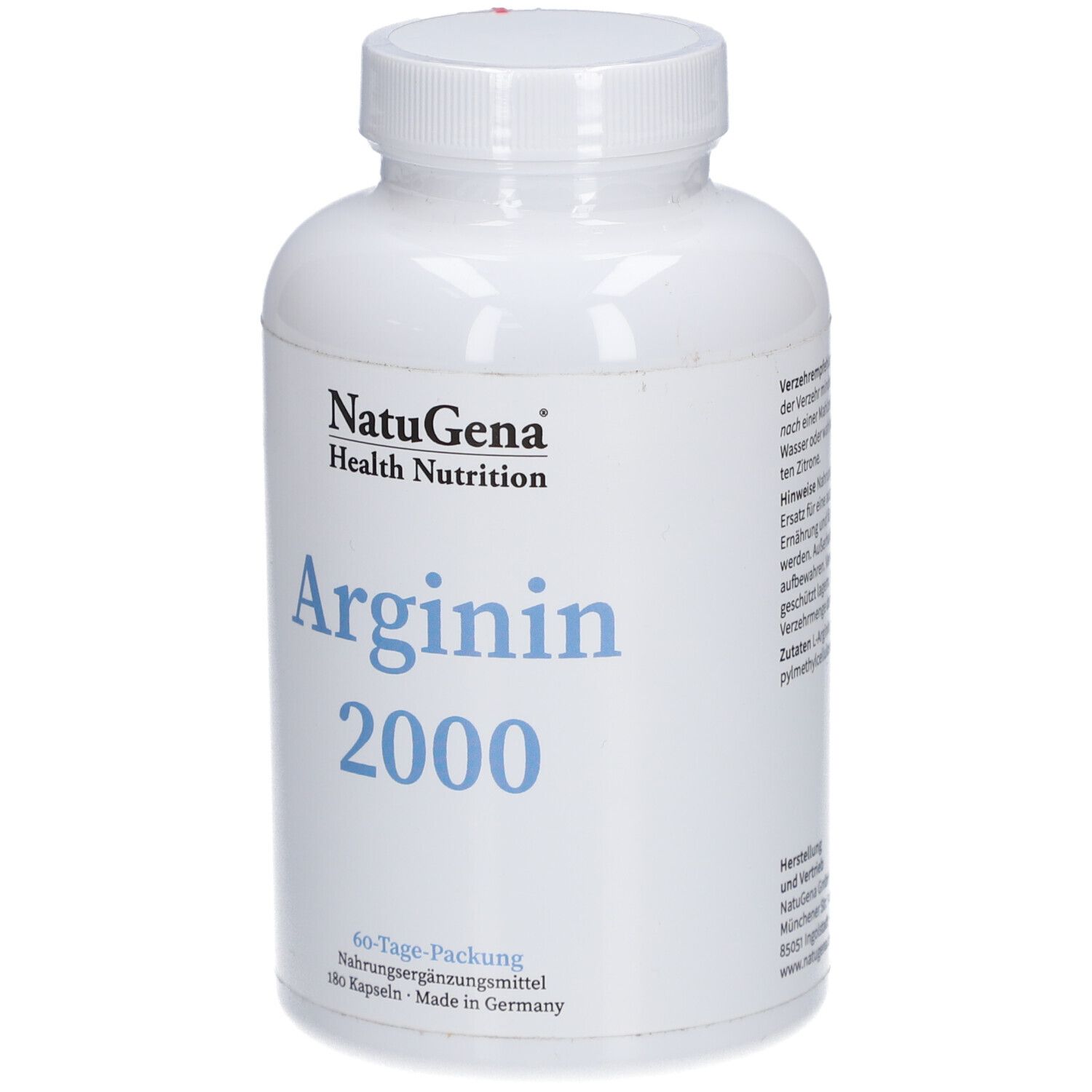 NatuGena Arginin 2000 – Hochdosiertes Arginin & Citrullin