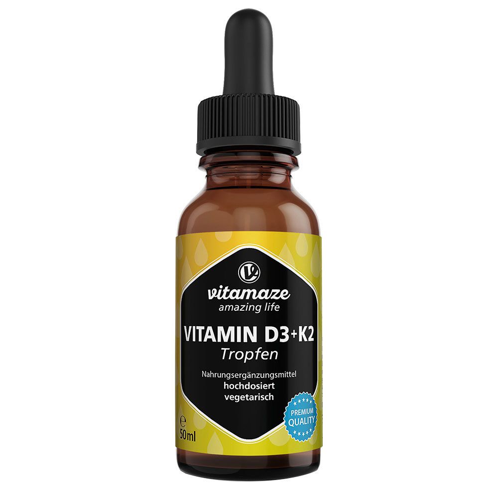 Vitamaze Vitamin D3 + K2 Tropfen hochdosiert
