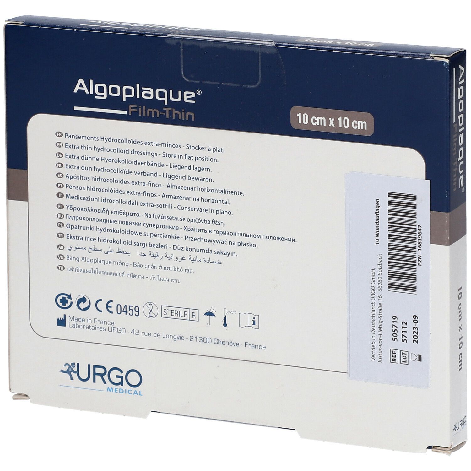 URGO Algoplaque® Film-Thin 10 x 10 cm