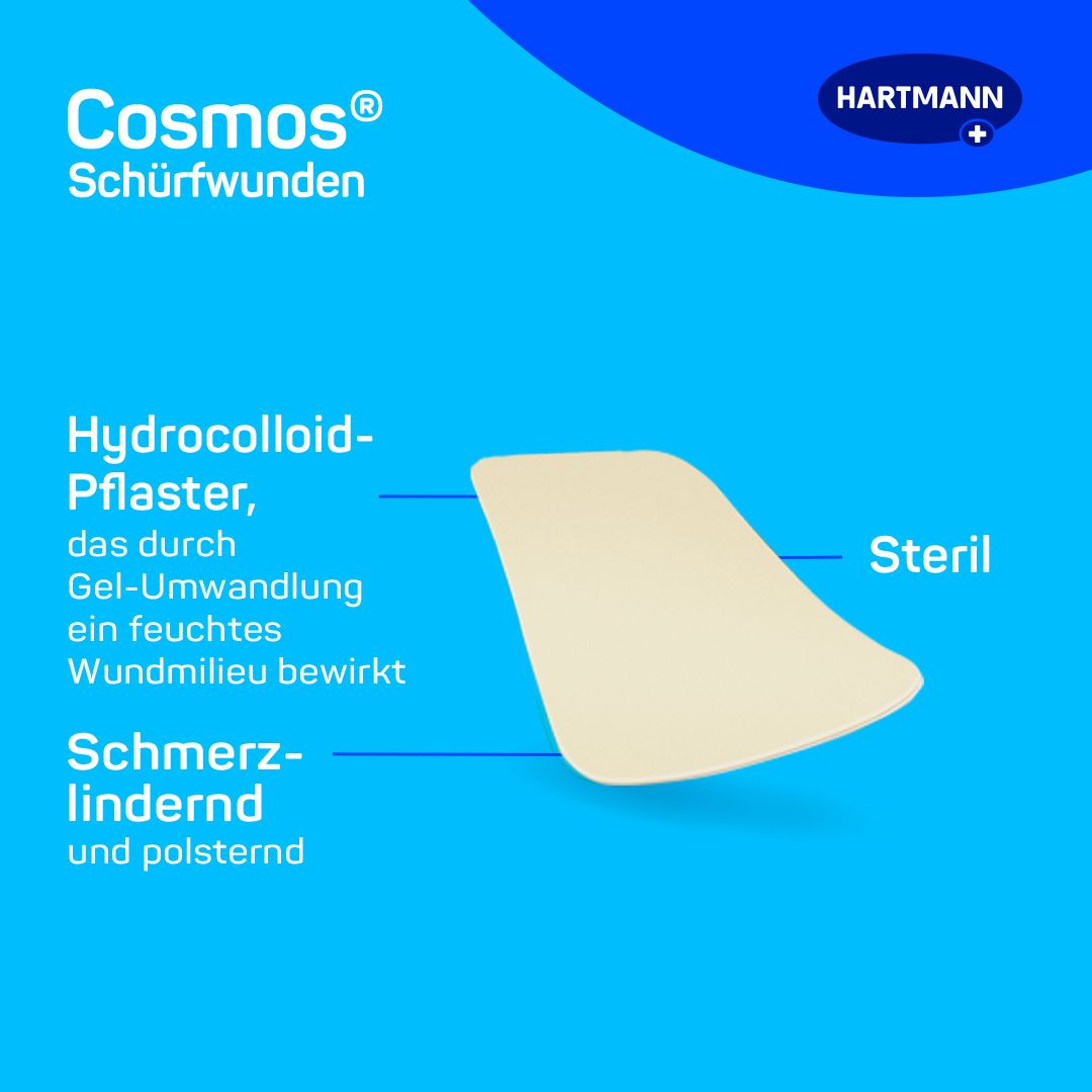 HARTMANN cosmos® Schürfwundenpflaster 45 x 65 mm