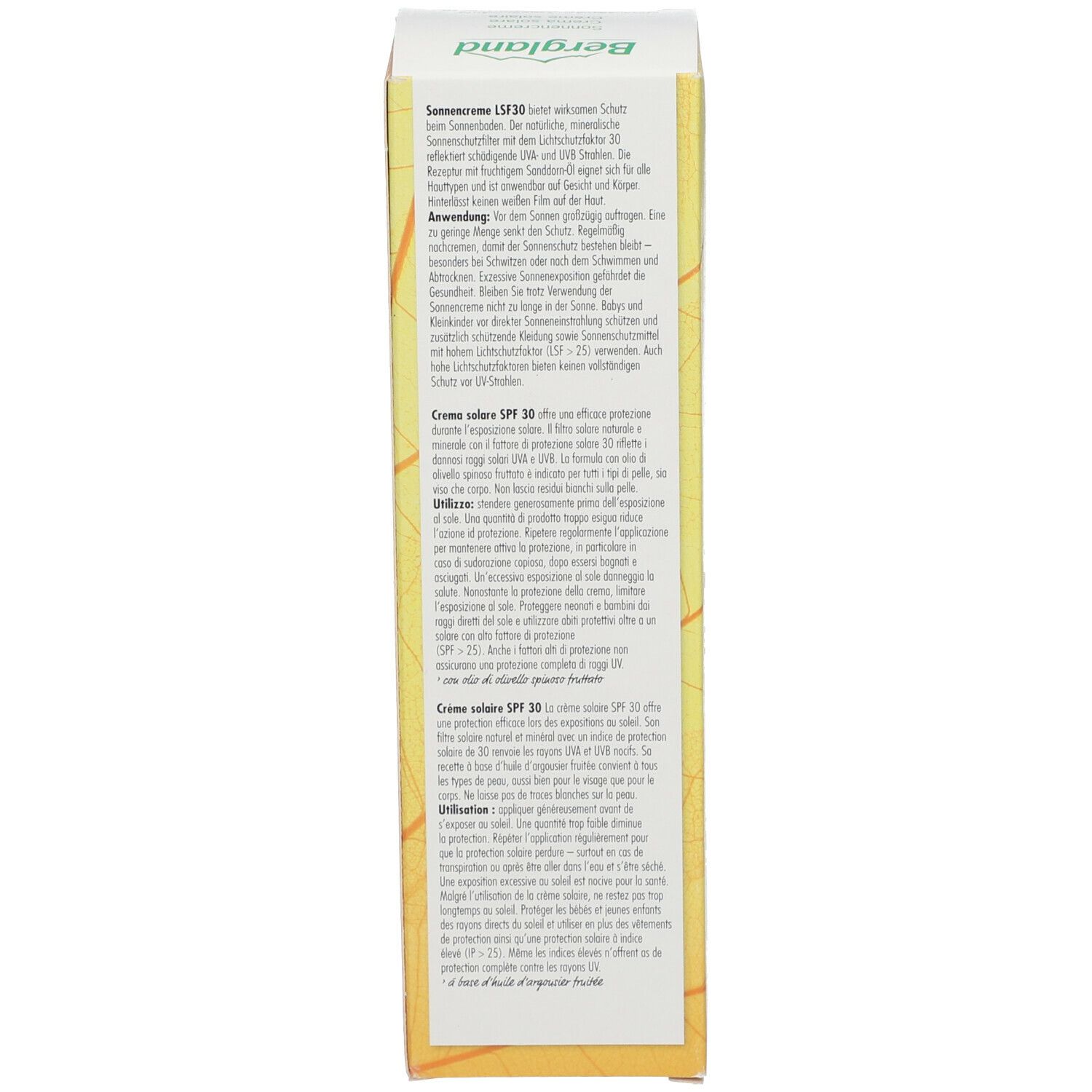 Bergland Sonnencreme LSF 30