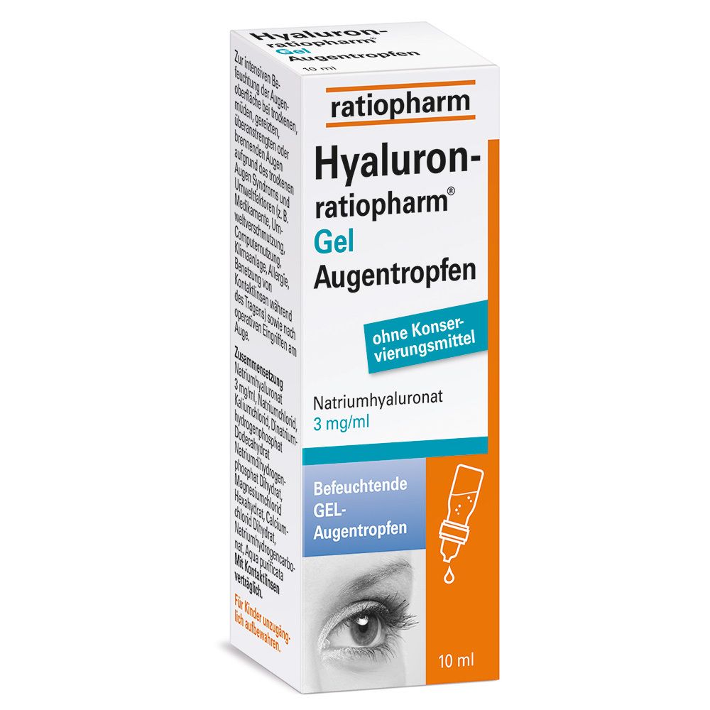 Hyaluron ratiopharm® Gel Augentropfen