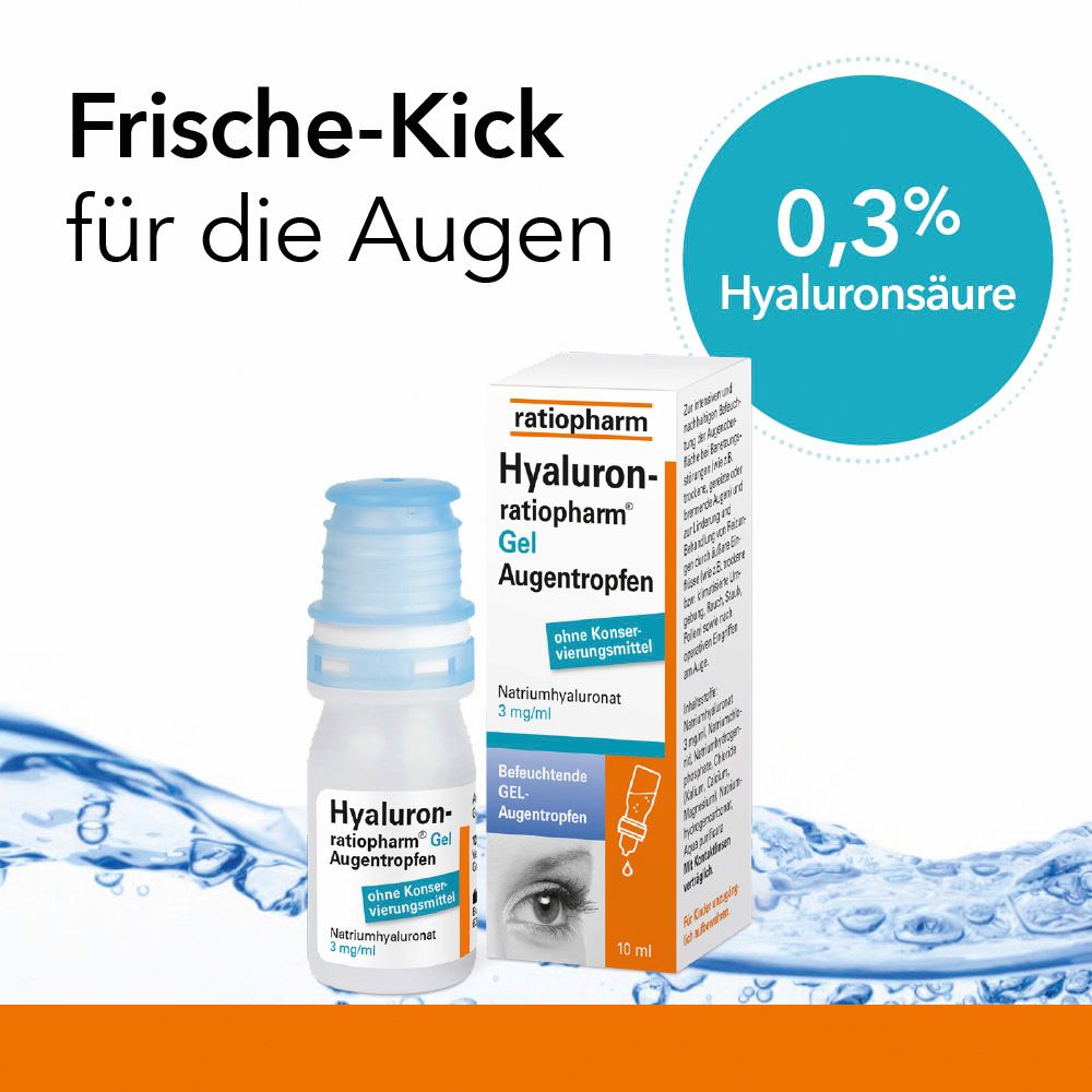 Hyaluron ratiopharm® Gel Augentropfen