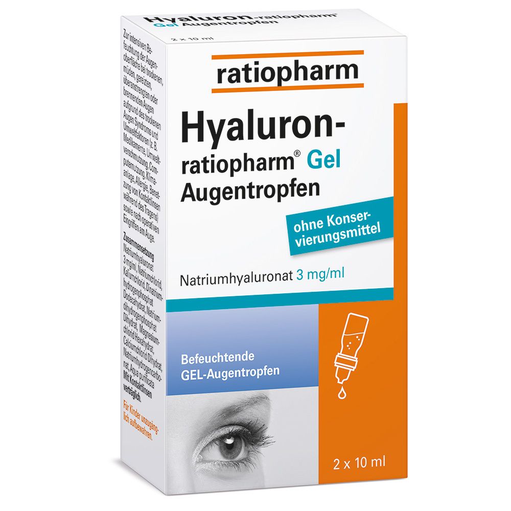 Hyaluron ratiopharm® Gel Augentropfen