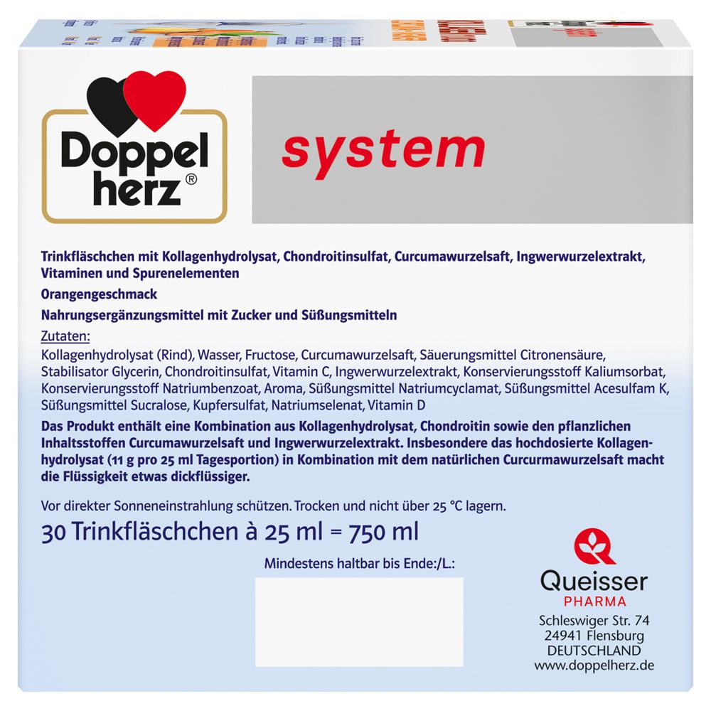 Doppelherz® system KOLLAGEN 11.000 CURCUMA + INGWER