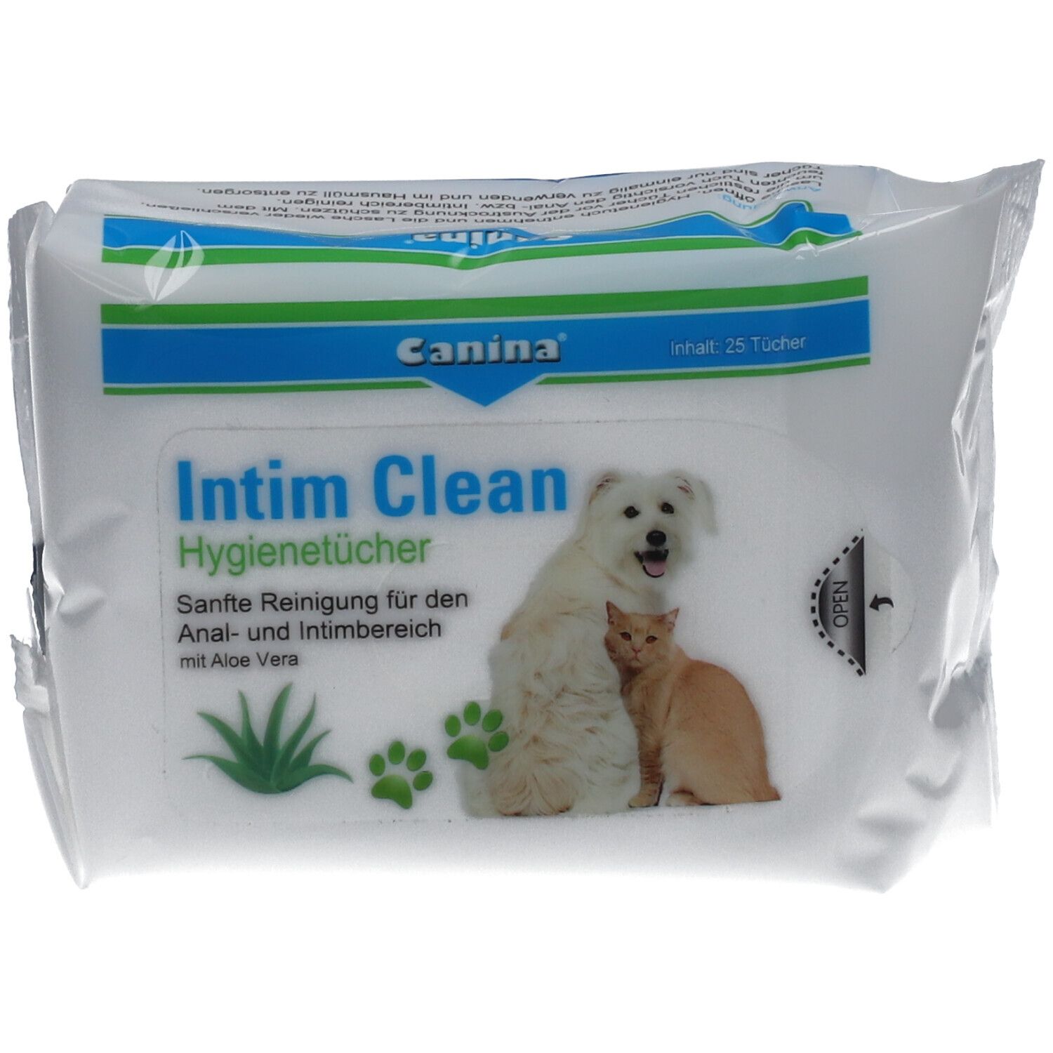 Canina® Intim Clean Hygienetücher für Hunde und Katzen