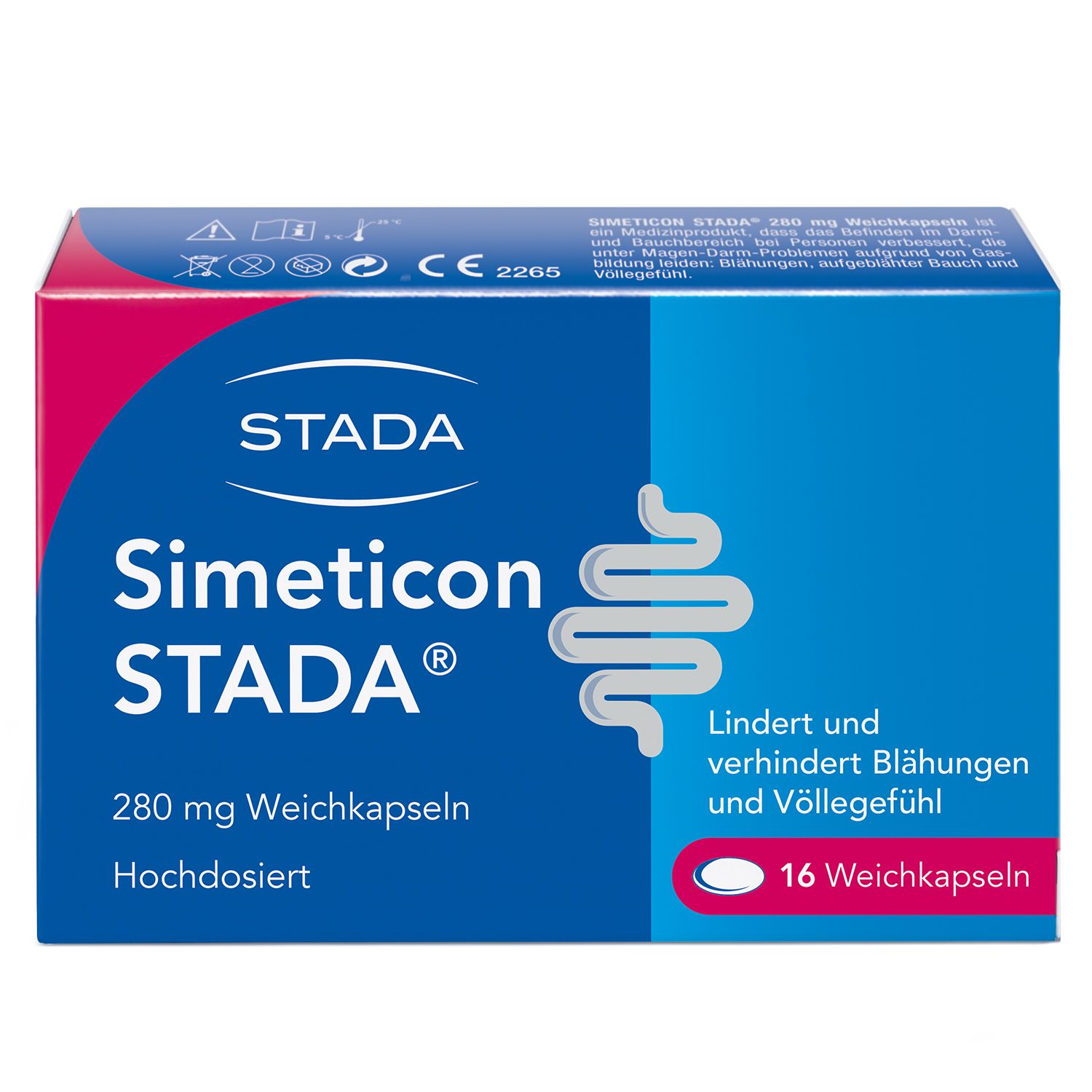 Simeticon STADA® 280 mg gegen Blähungen