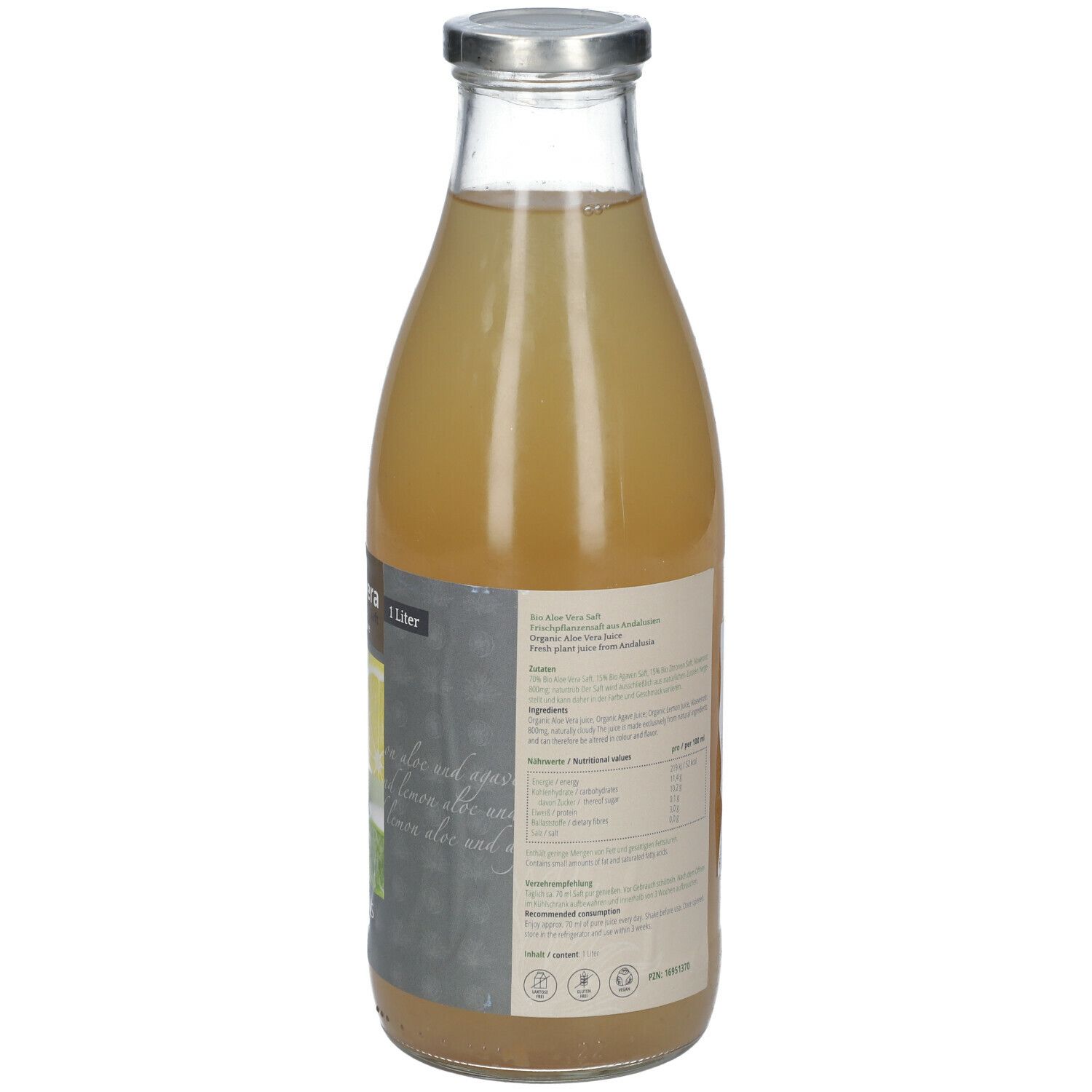 BIO Aloe Vera Saft Lemon + Agave
