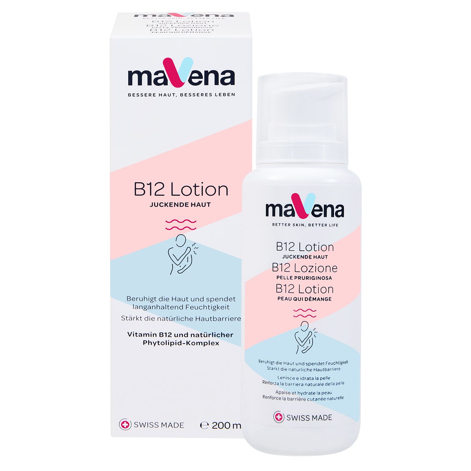B12 Lotion Anti-Juckreiz Körperpflege