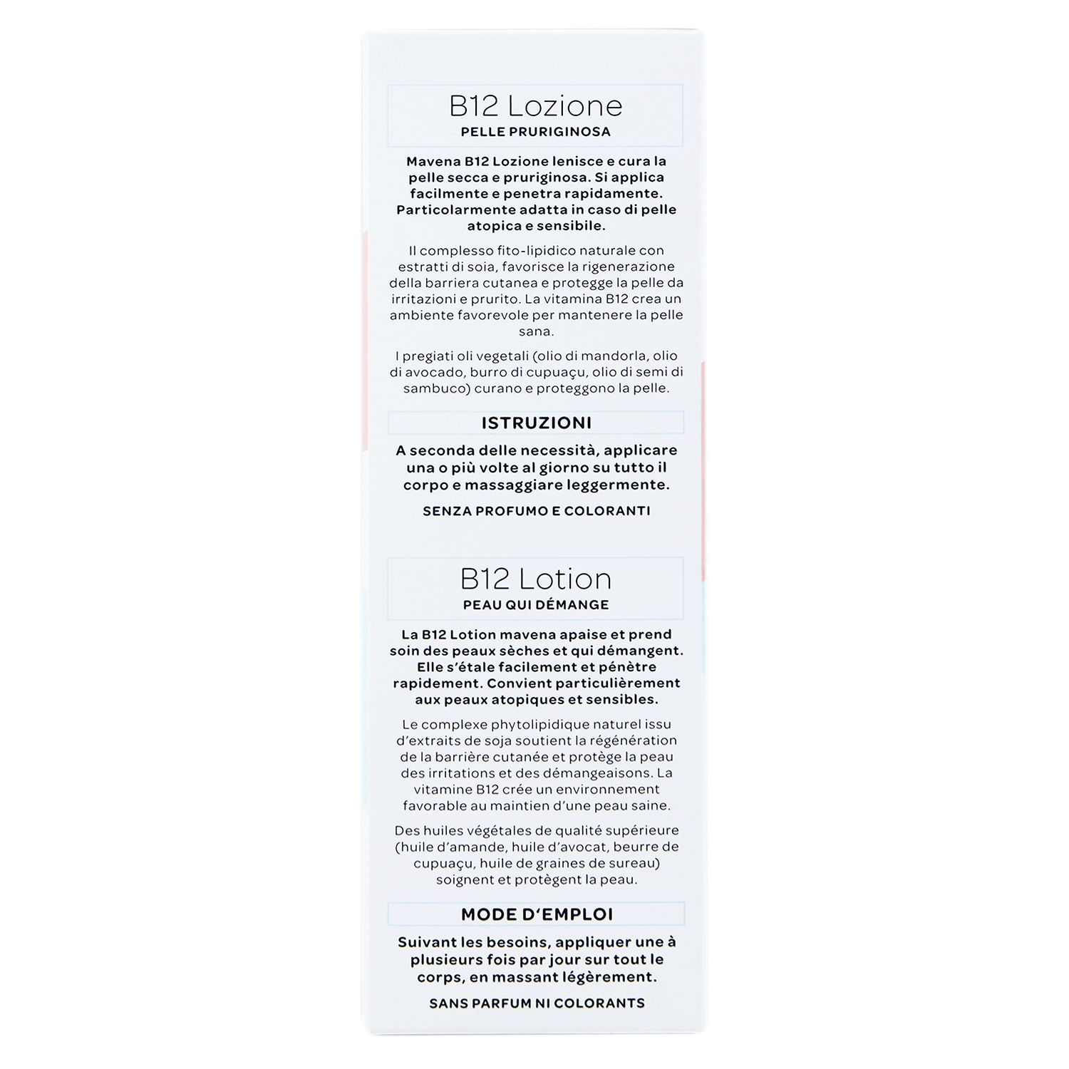 B12 Lotion Anti-Juckreiz Körperpflege