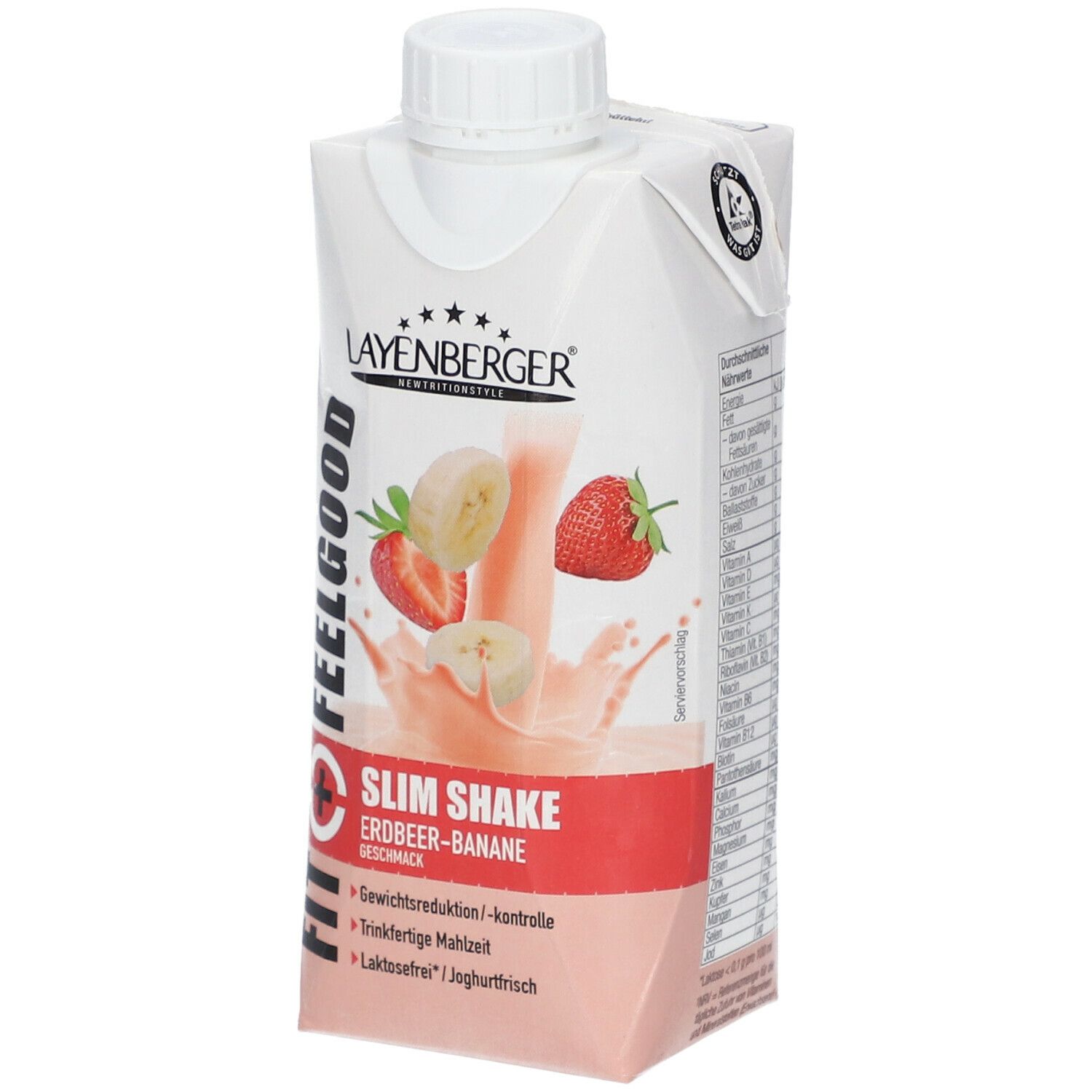 LAYENBERGER® SLIM SHAKE ERDBEER-BANANE