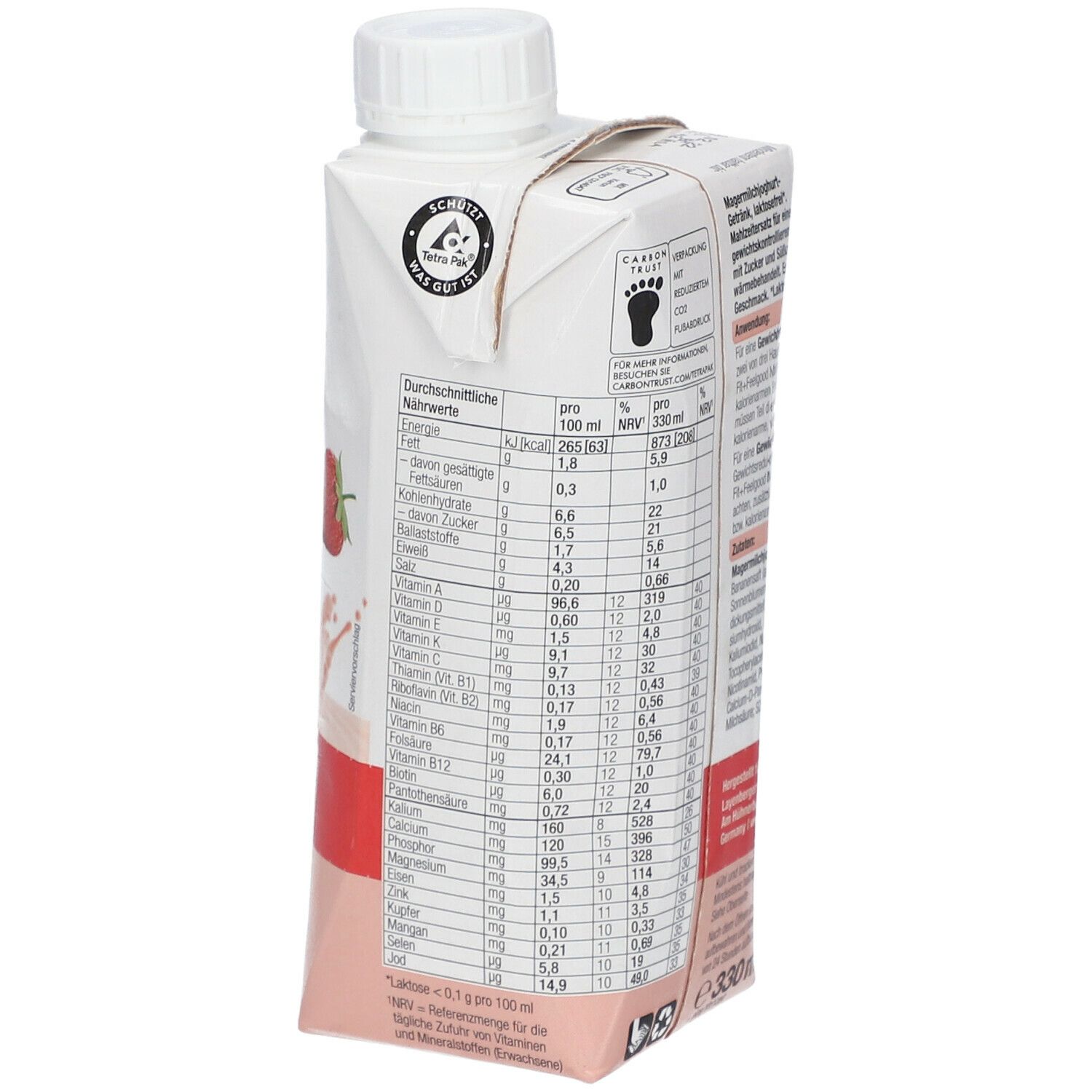LAYENBERGER® SLIM SHAKE ERDBEER-BANANE