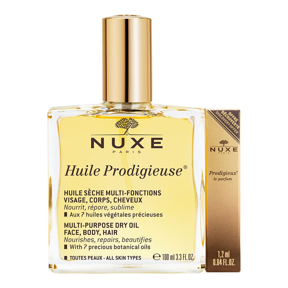 NUXE Huile Prodigieuse® Hautöl + gratis Probe Prodigieux® le Parfum