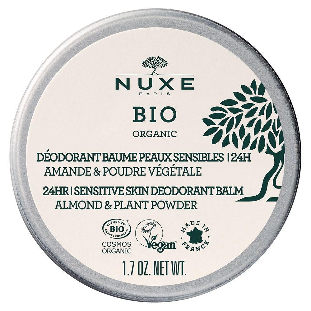 NUXE Bio aluminiumfreier, sanfter Deo-Balsam gegen Schweißgeruch bei empfindlicher Haut