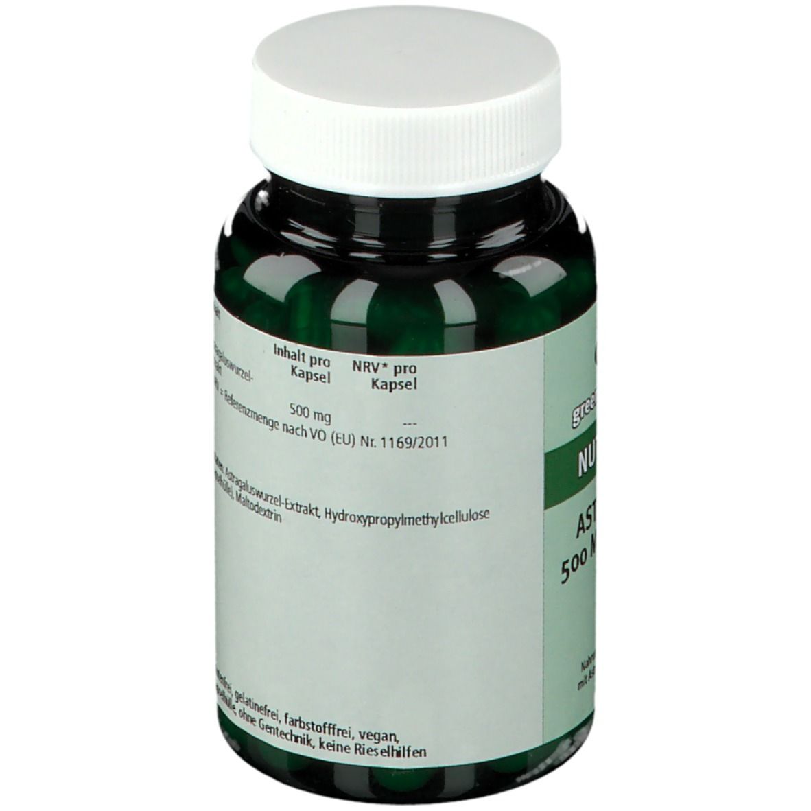 green line ASTRAGALUS 500 mg EXTRAKT