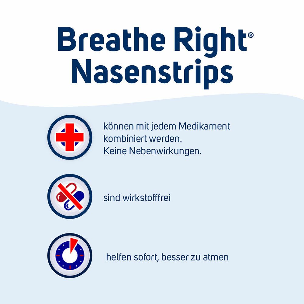 Besser Atmen Breathe Right Nasenpflaster Beige Normal