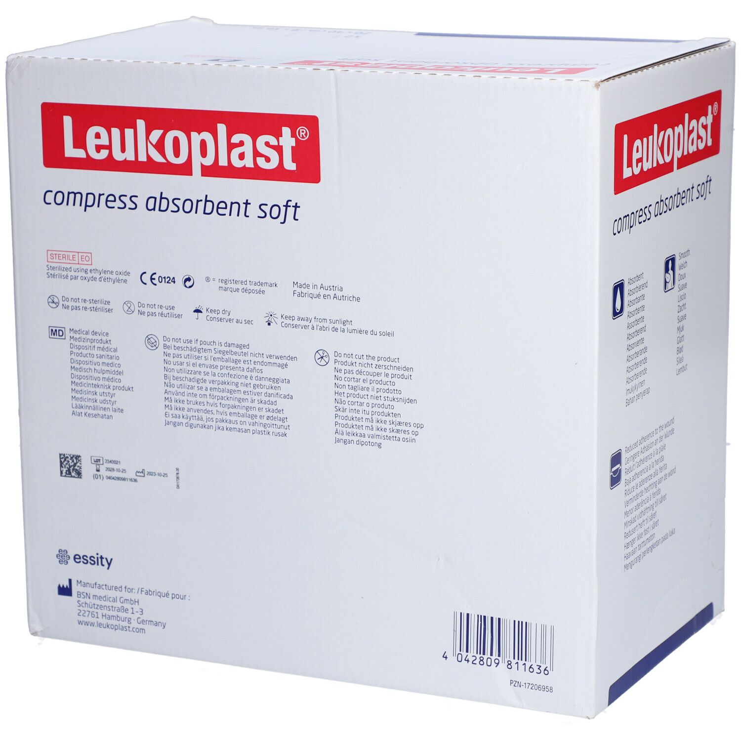 Leukoplast® compress absorbent soft