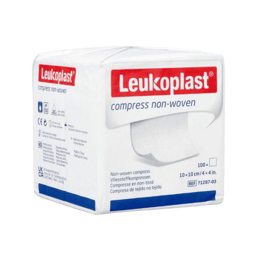 Leukoplast® compress non-woven 10 x 10 cm 100 St - Shop Apotheke