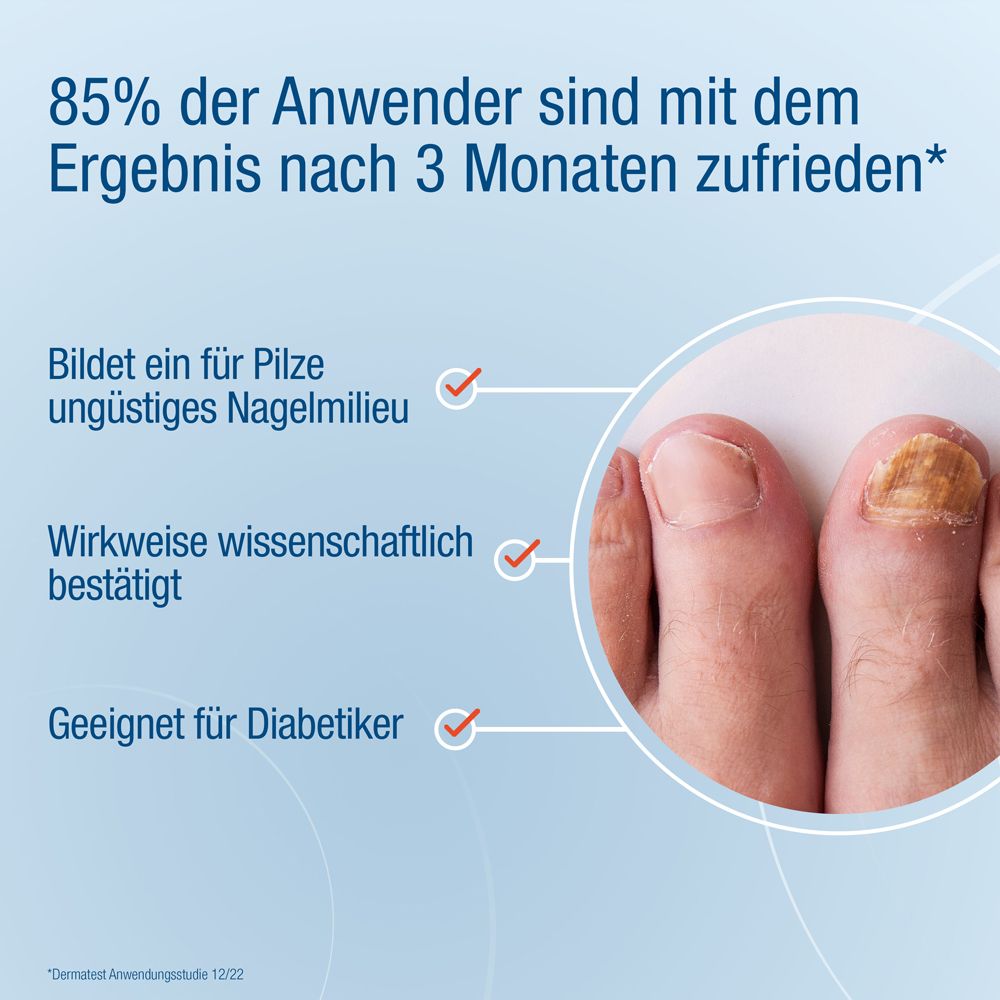 Evolsin® Anti-Nagelpilz Liquid - Nagelpilz Nagellack für Füsse und Hände - Wissenschaftlich bestätigte Wirkweise - Geeignet für Diabetiker