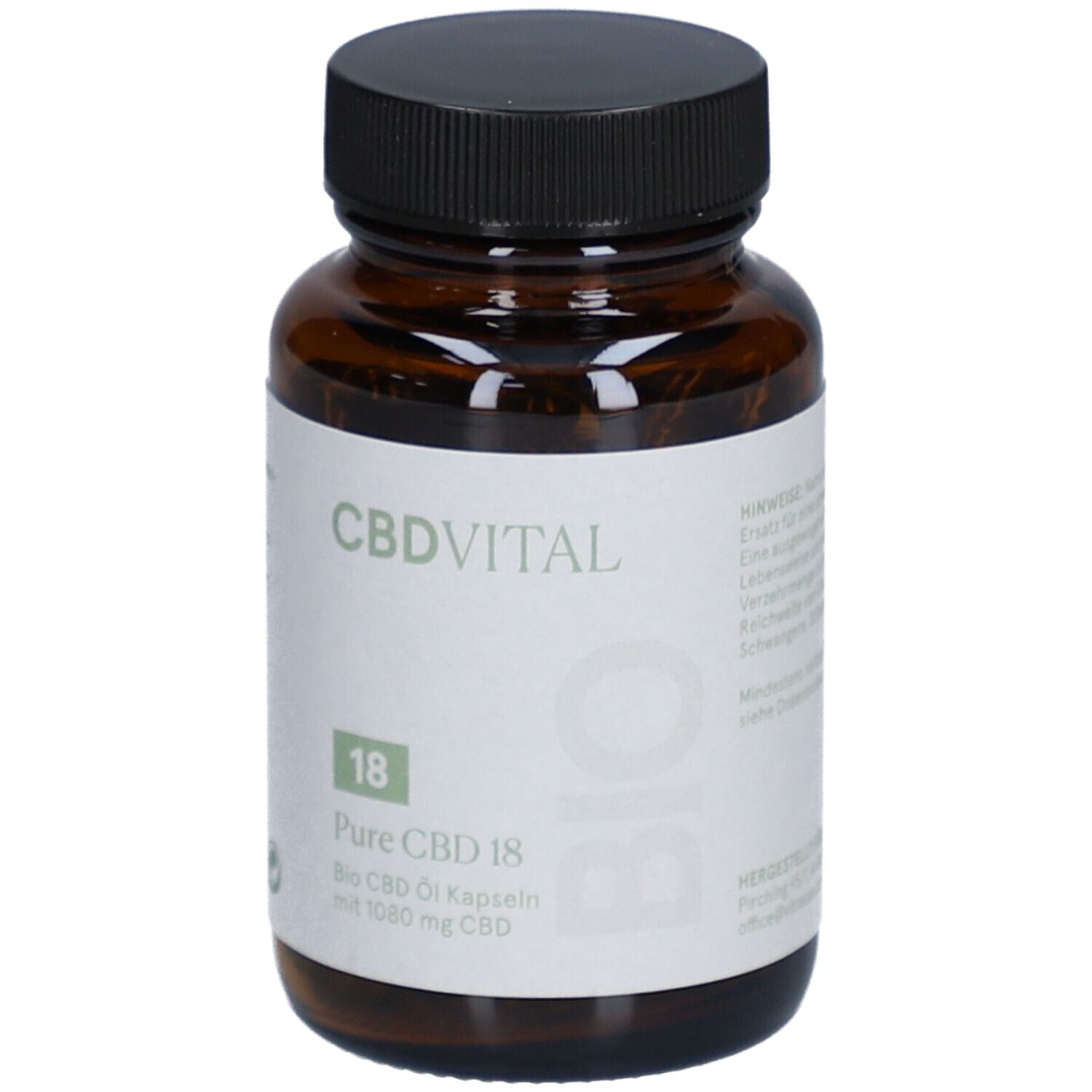 CBD VITAL Bio Pure 18 CBD Kapseln