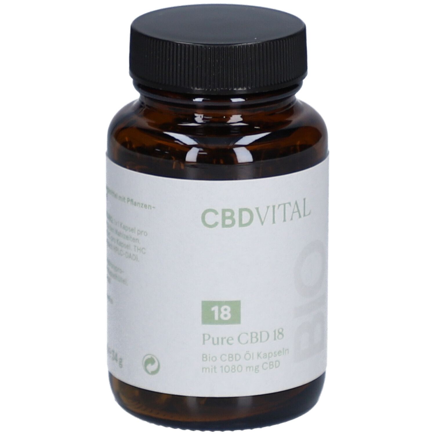 CBD VITAL Bio Pure 18 CBD Kapseln