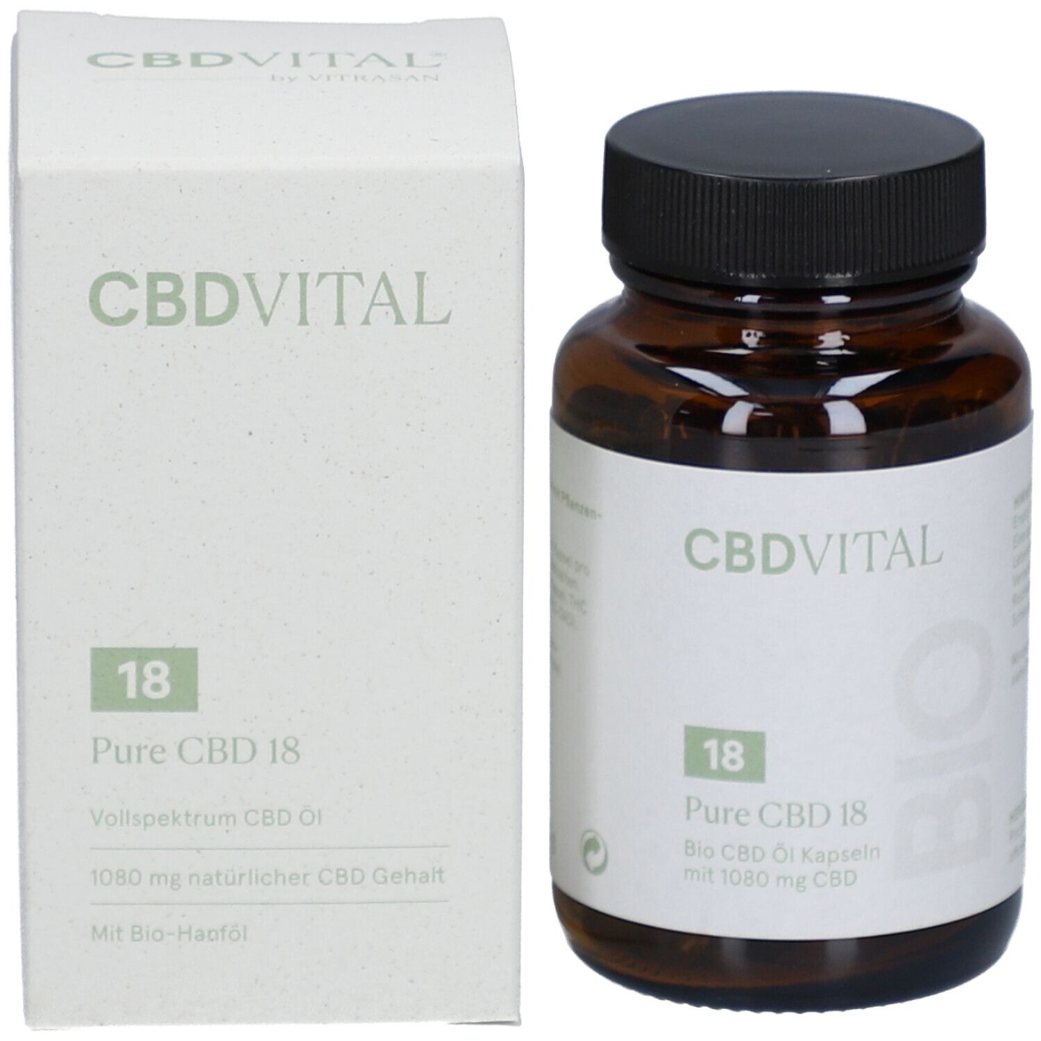 CBD VITAL Bio Pure 18 CBD Kapseln