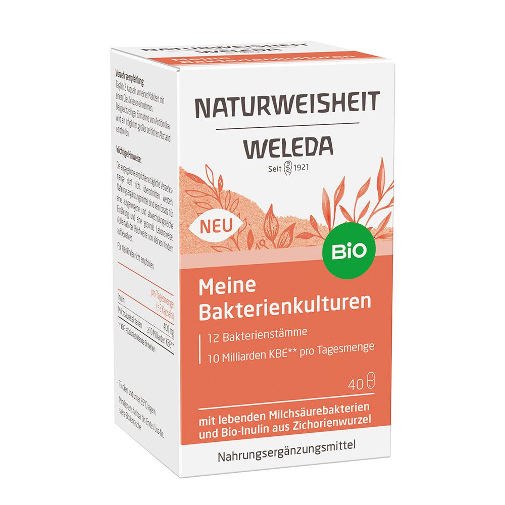 Weleda Naturweisheit Meine Bakterienkulturen Mit Milchsäurebakterien Zur Ergänzung Der Darmflora