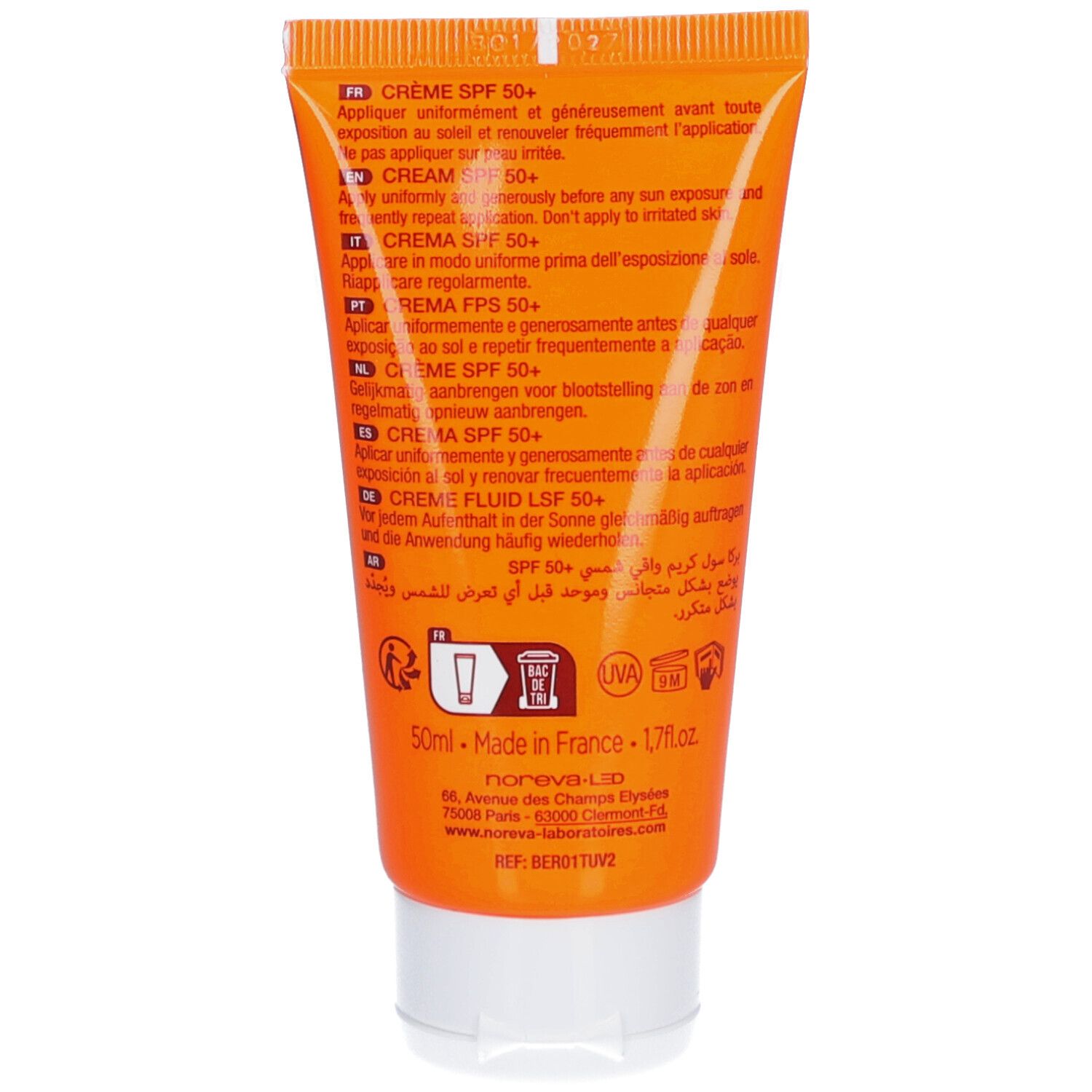 noreva Bergasol Expert Crème SPF 50+