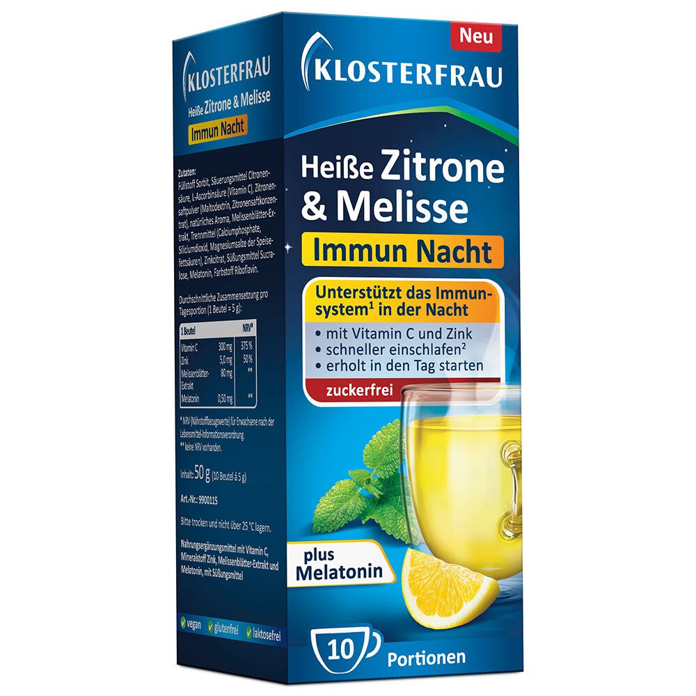 KLOSTERFRAU Heiße Zitrone & Melisse Immun Nacht