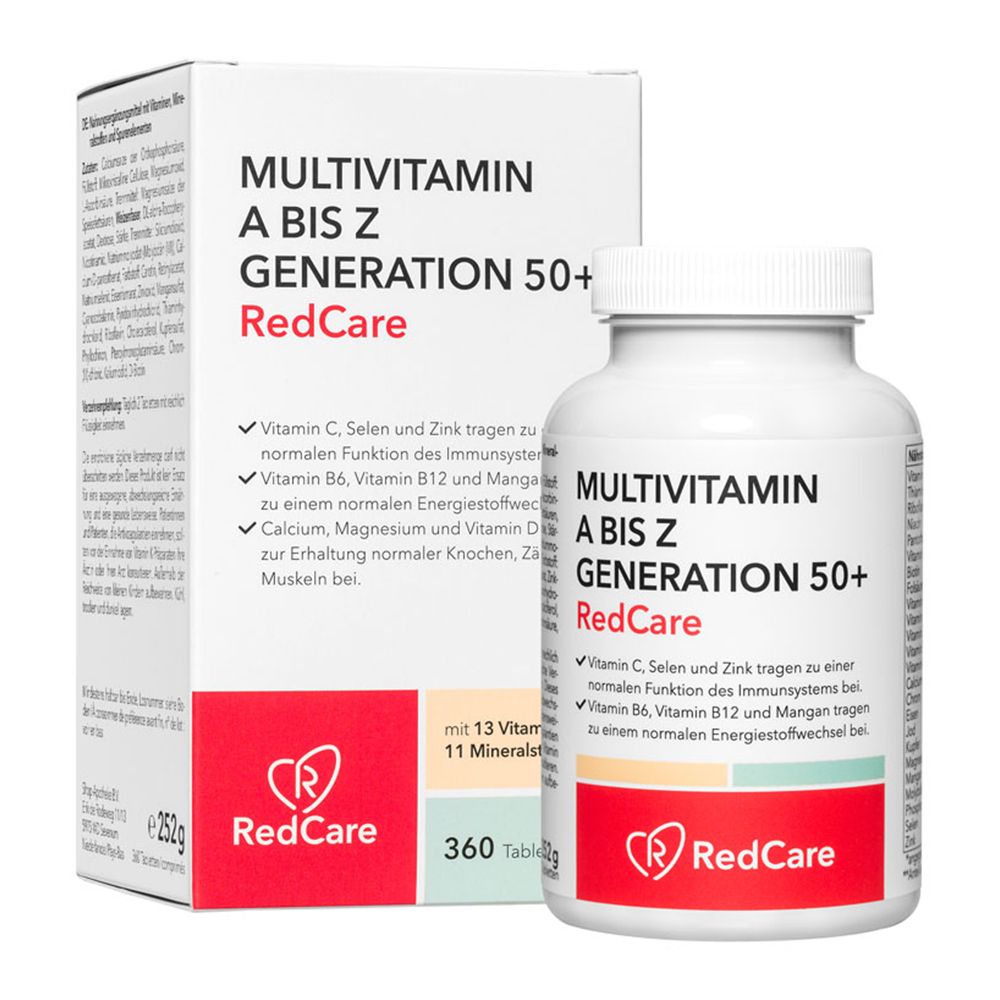 Redcare Multivitamin A-Z Generation 50+